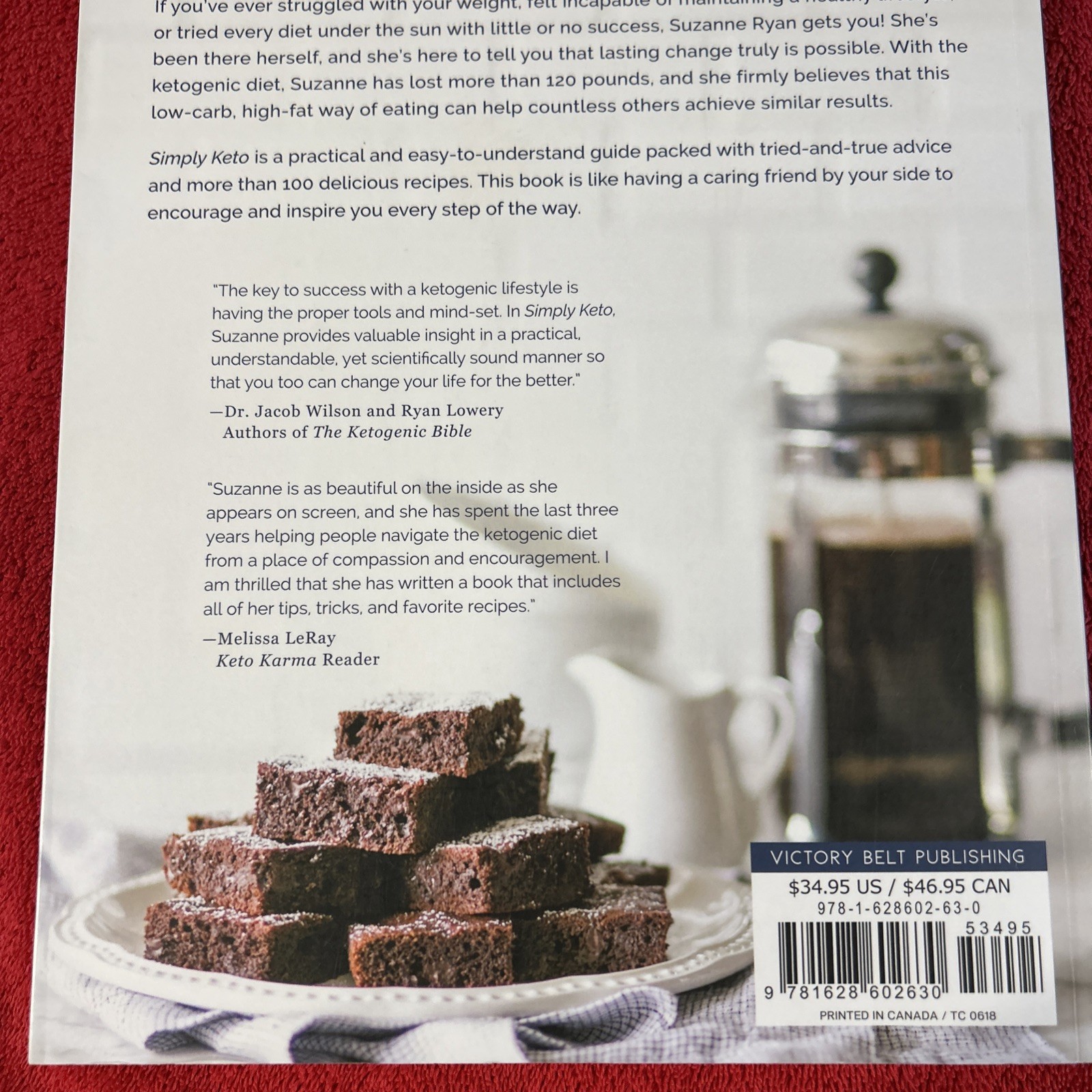 Keto 2 Cookbook Simply Keto 152 pages and Heathy Keto 336 Pages Mint