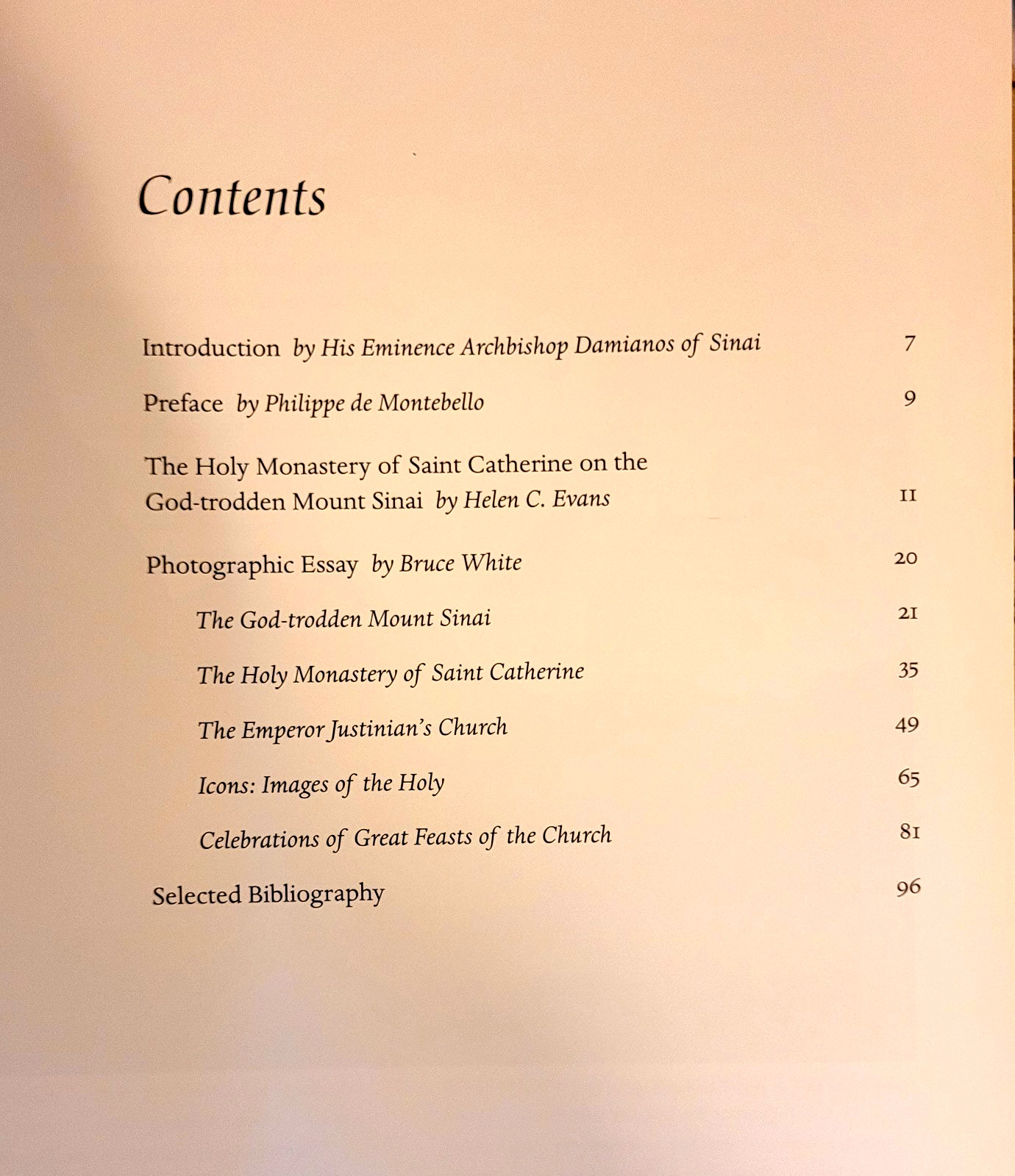 Saint Catherine’s Monastery Sinai Egypt Photo Essay Coffee Table Free Shipping