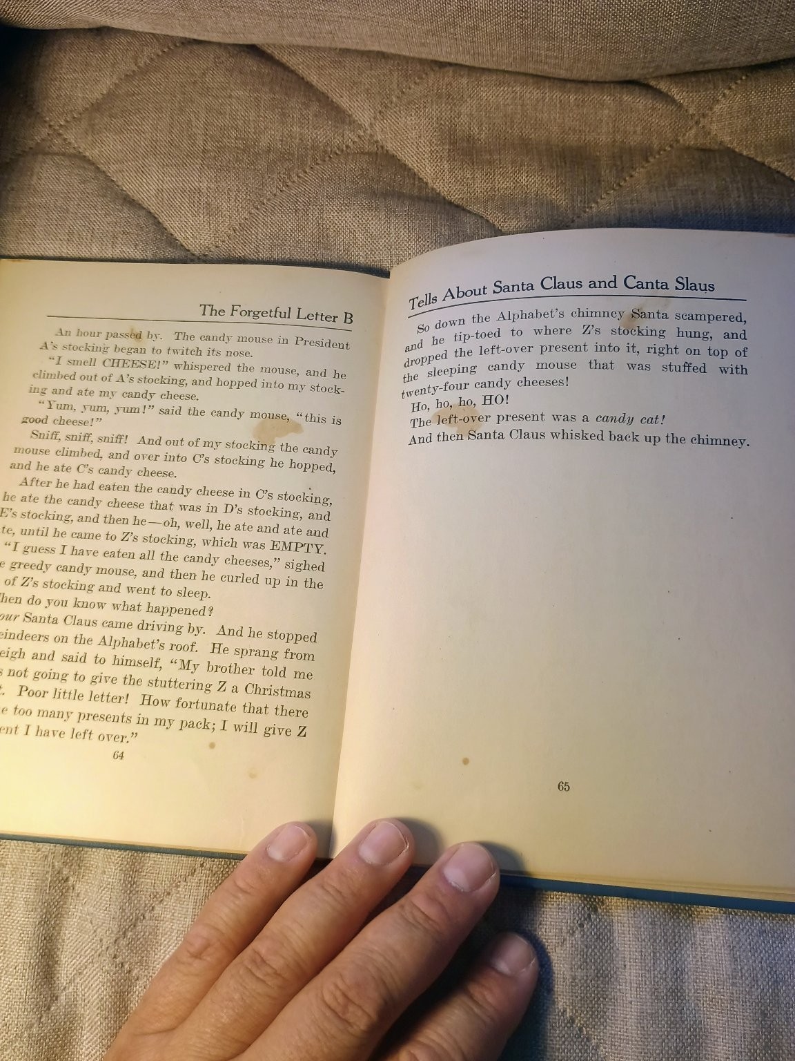 The Forgetful Letter B Richard A. Clarke 1922 Vintage Children’s Illustrated