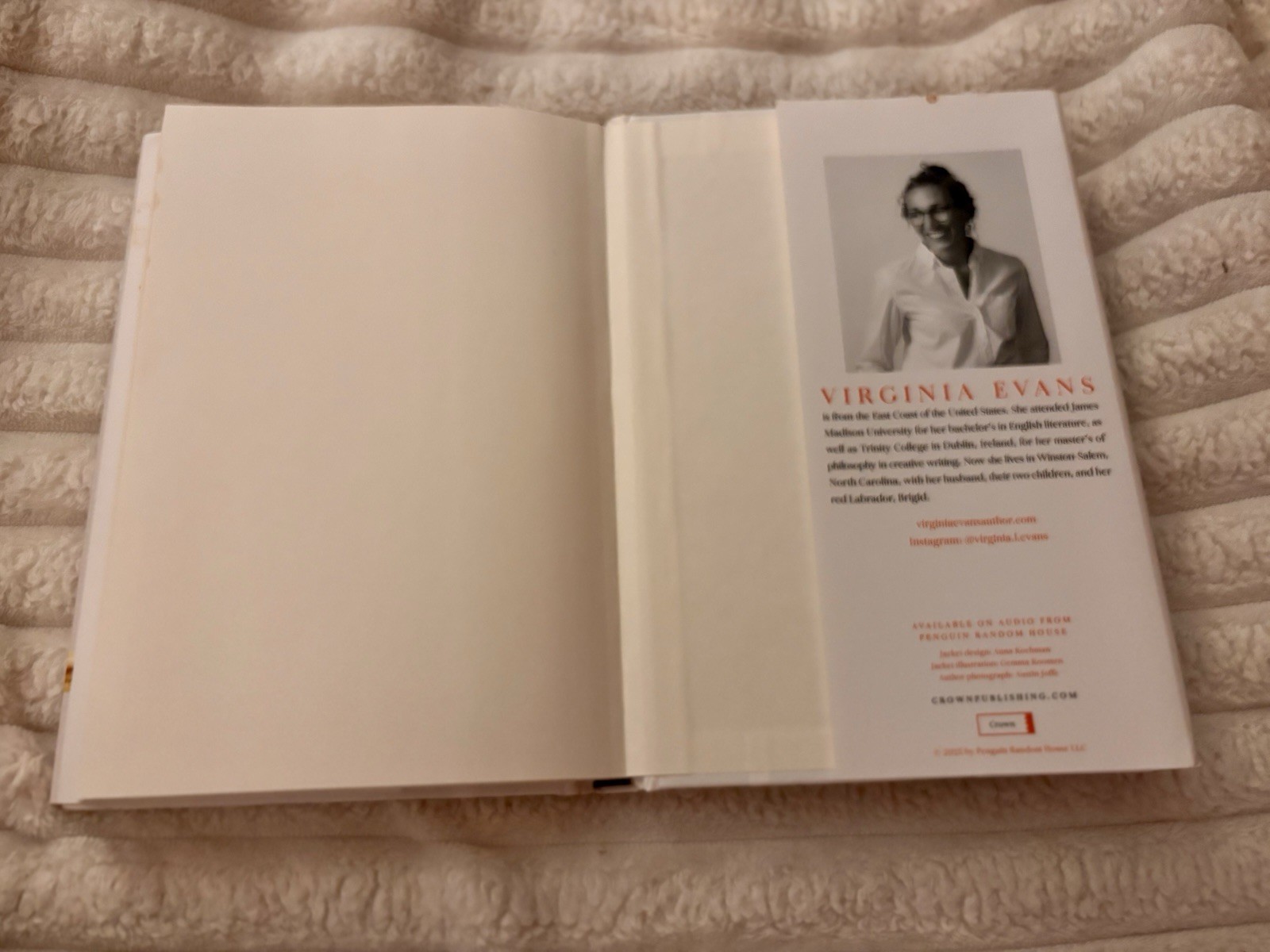 The Correspondent: Novel Hardcover First Edition Excellent Condition