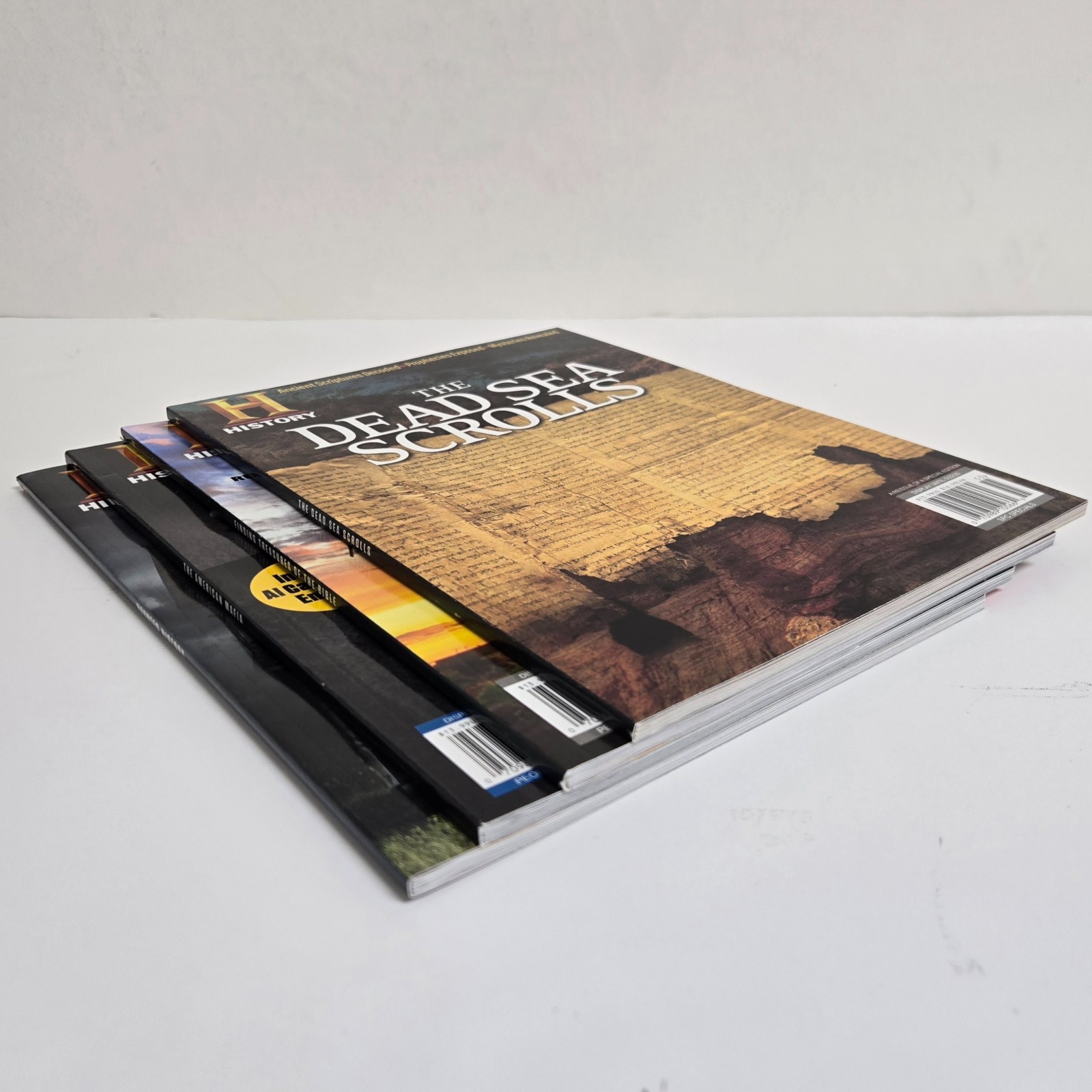 4 History Channel Bookazines ~ Mafia, Haunted History, Bible Treasures, Dead Sea