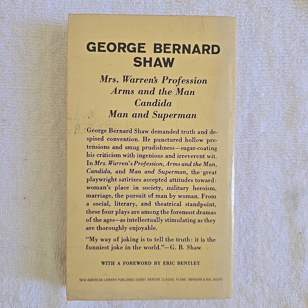 Plays by George Bernard Shaw (1960, Mass Market)