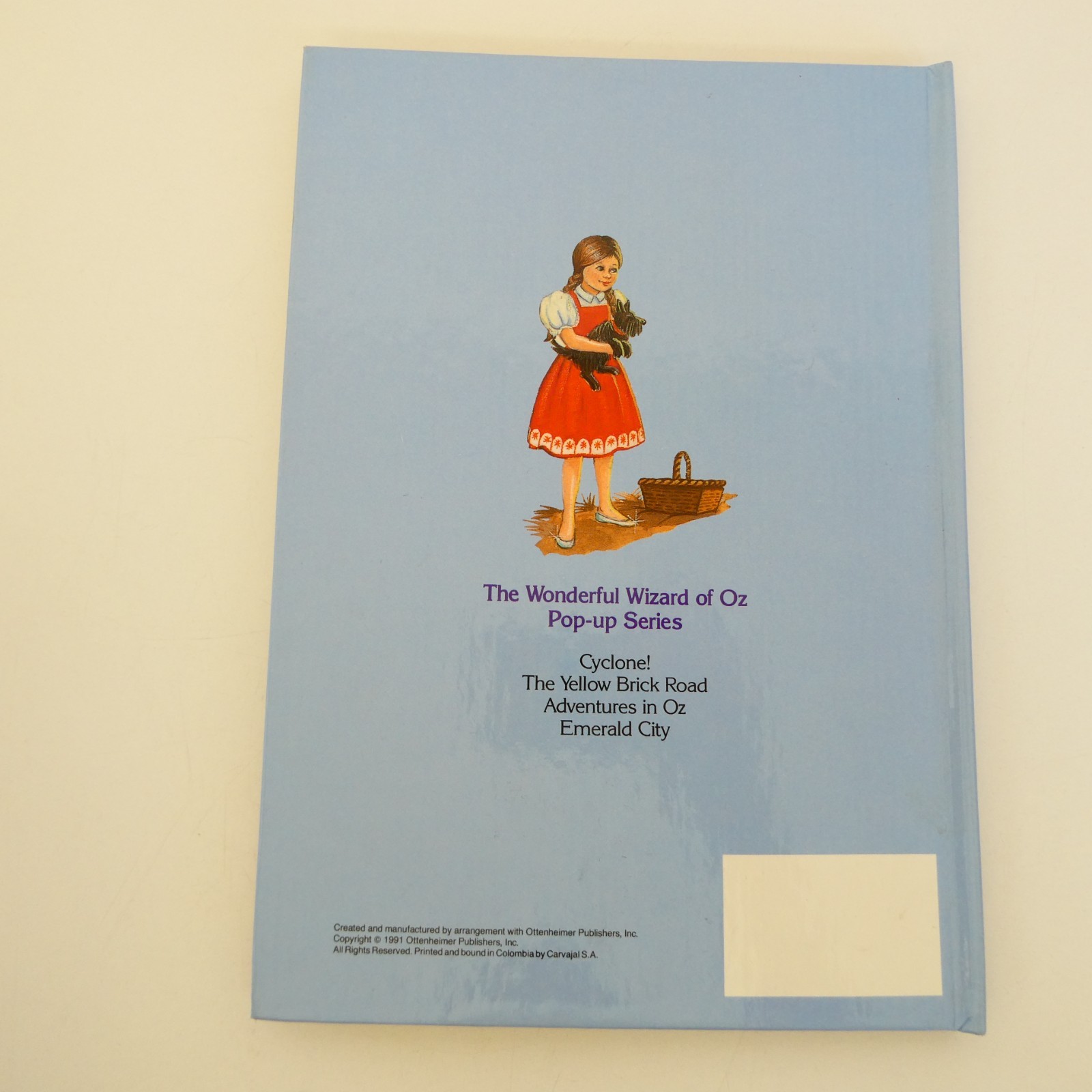 The Wonderful Wizard of Oz Treasury Collection 4 Pop Up Books Set 1991 Vintage
