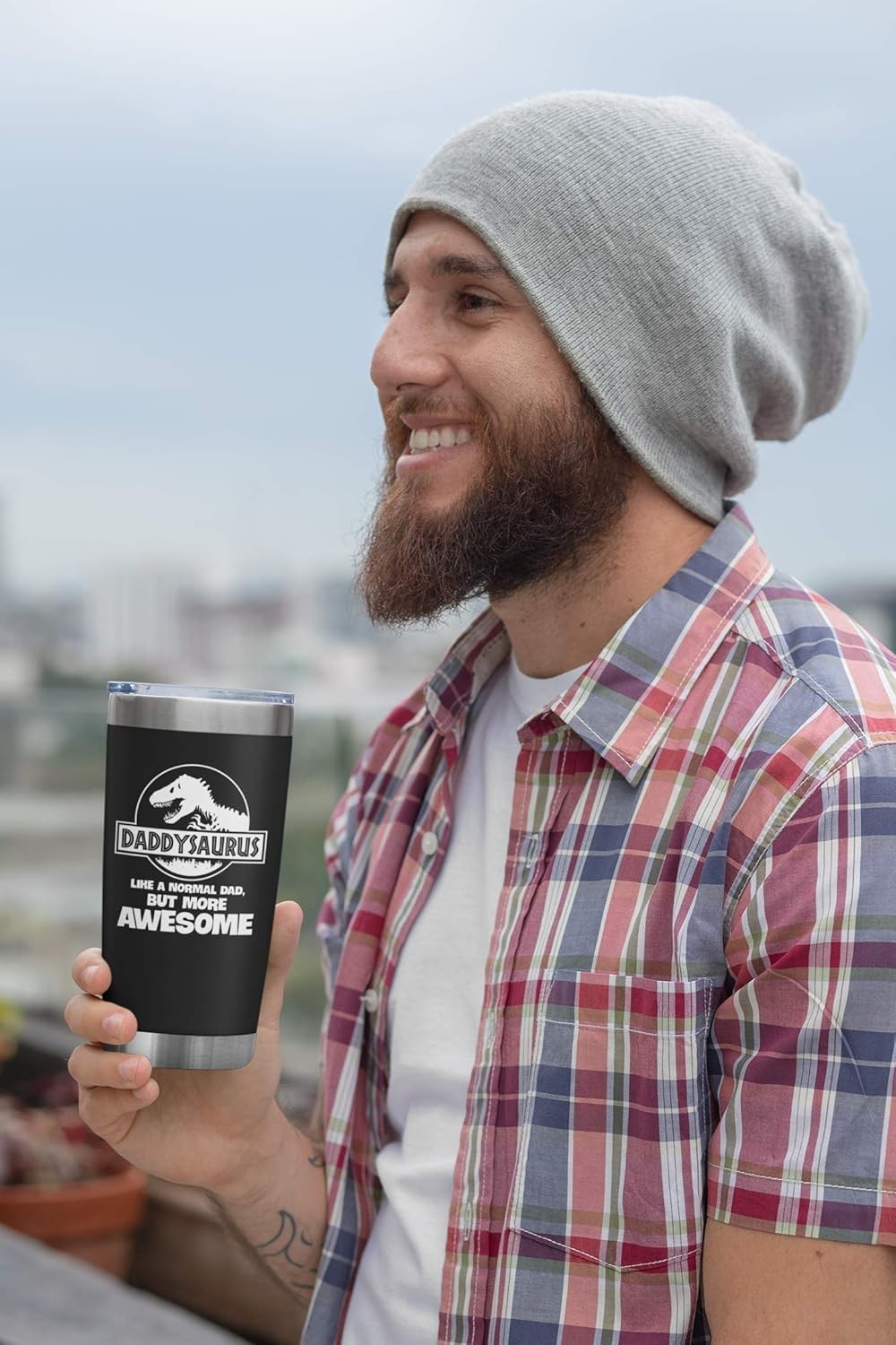 Ultimate 20 Oz Tumbler for Dad – Stylish, Reusable, Perfect for Any Occasion