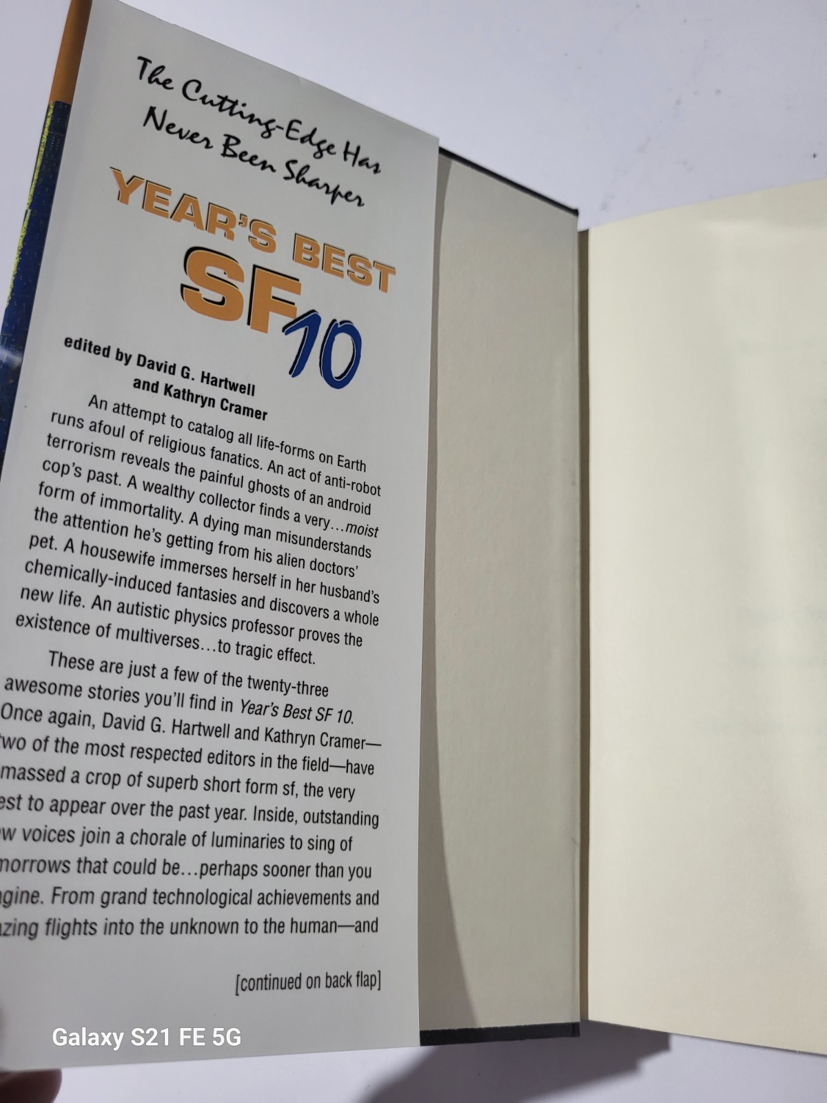 Year’s Best SF 10 by David G. Hartwell and Kathryn Cramer (2005, Mass Market)