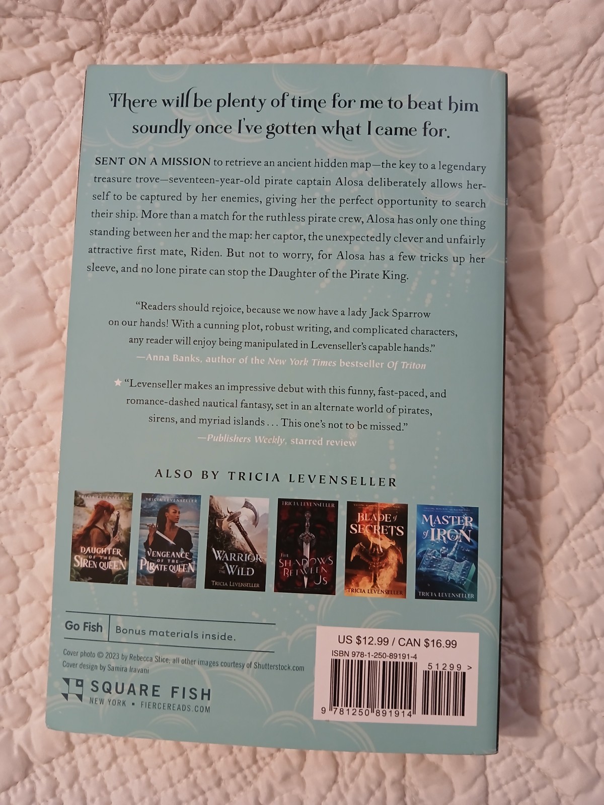 Daughter of the Pirate King by Tricia Levenseller Square Fish PB Series