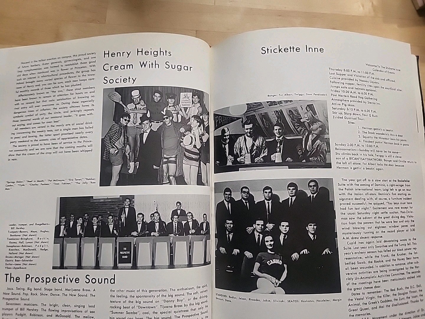 1967 68 Princeton University Bric-a-Brac Yearbook HC ORIGINAL 336 Pages