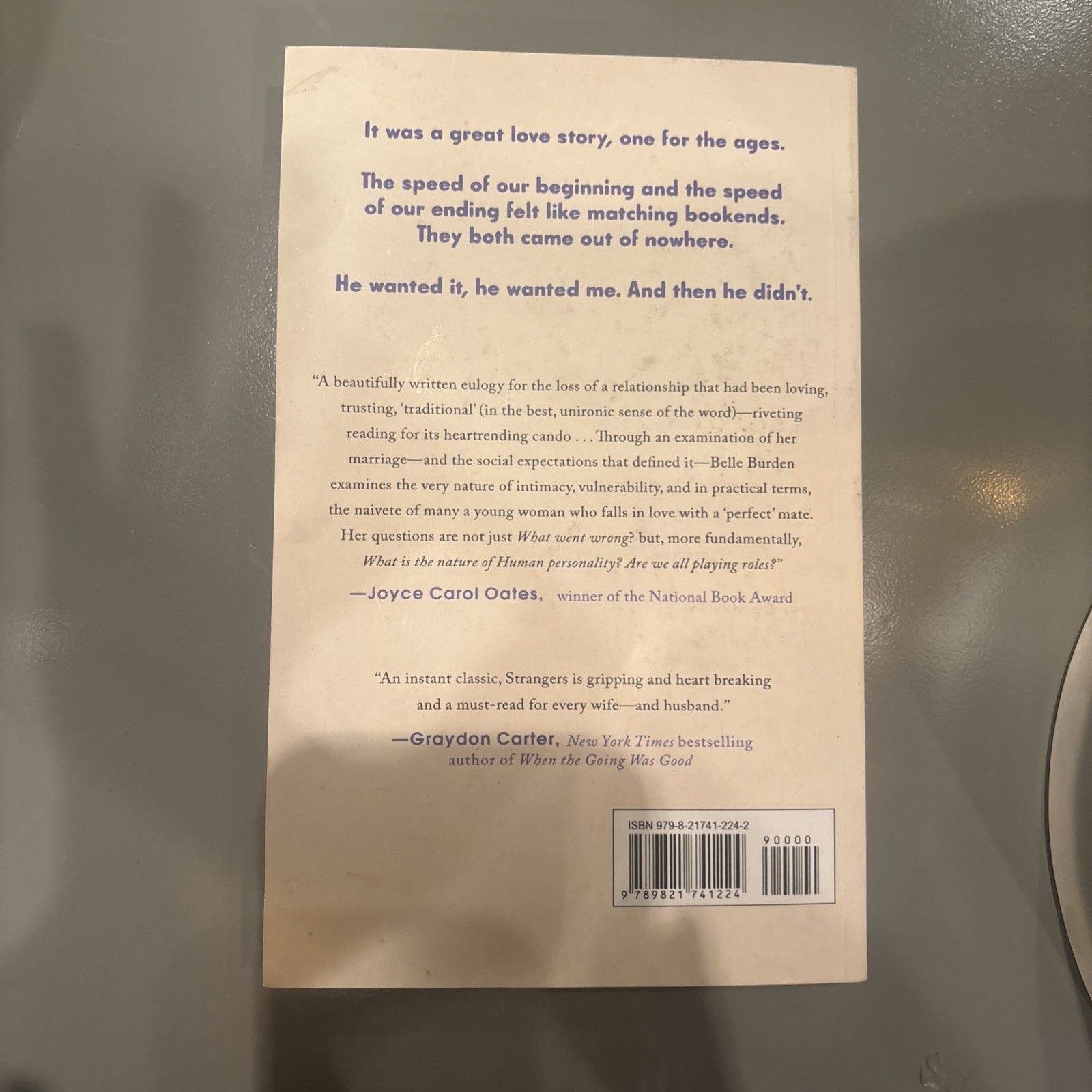 Strangers: A Memoir of Marriage by Belle Burden (English) Paperback Book USA