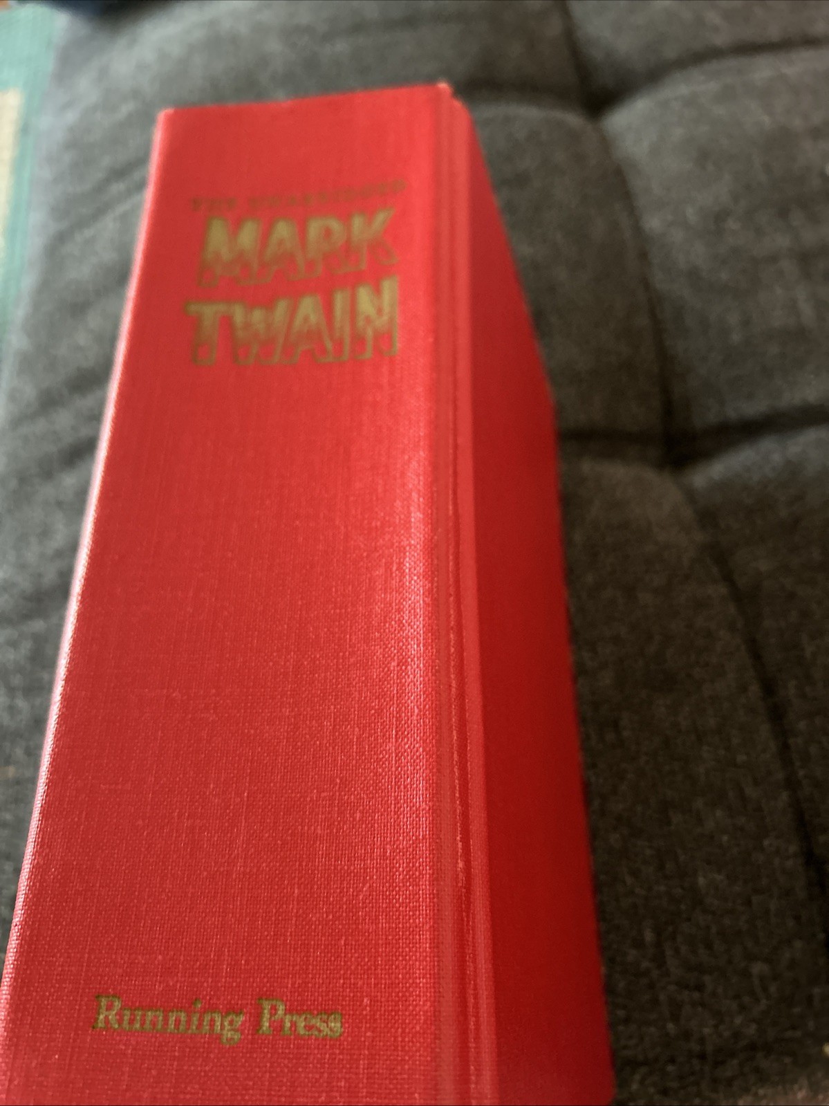 Hardcover Classic Novel in Red Cloth Binding