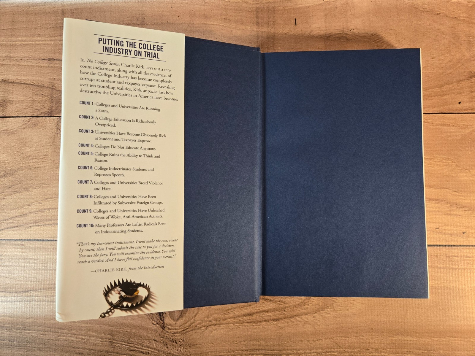 The College Scam By Charlie Kirk 2022 First Edition First Print HC Like New