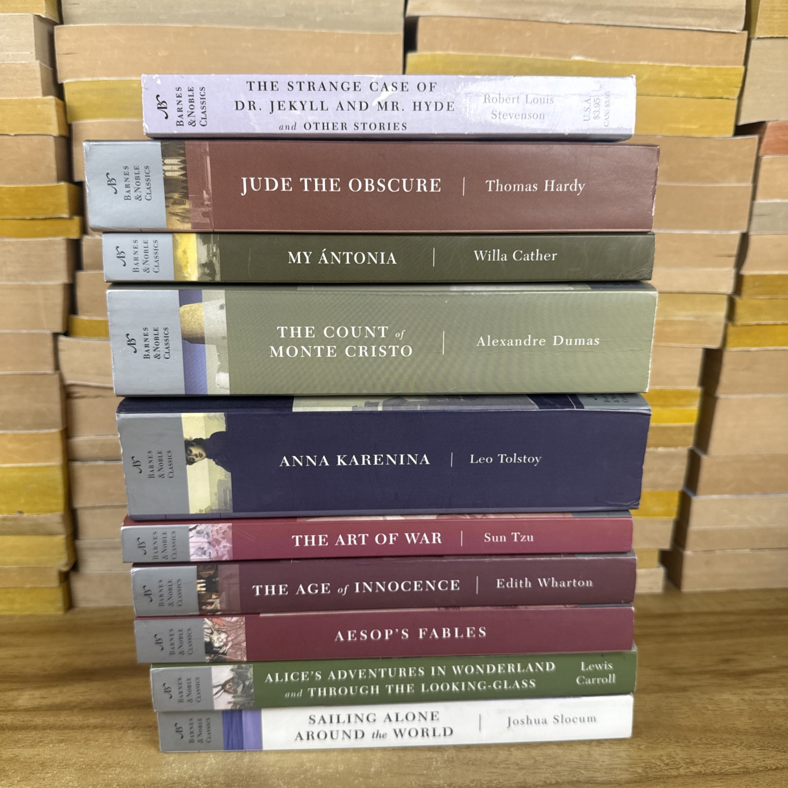 Lot of 10 BARNES & NOBLE CLASSICS Paperbacks 1 Smaller Tolstoy Sun Tzu Hardy