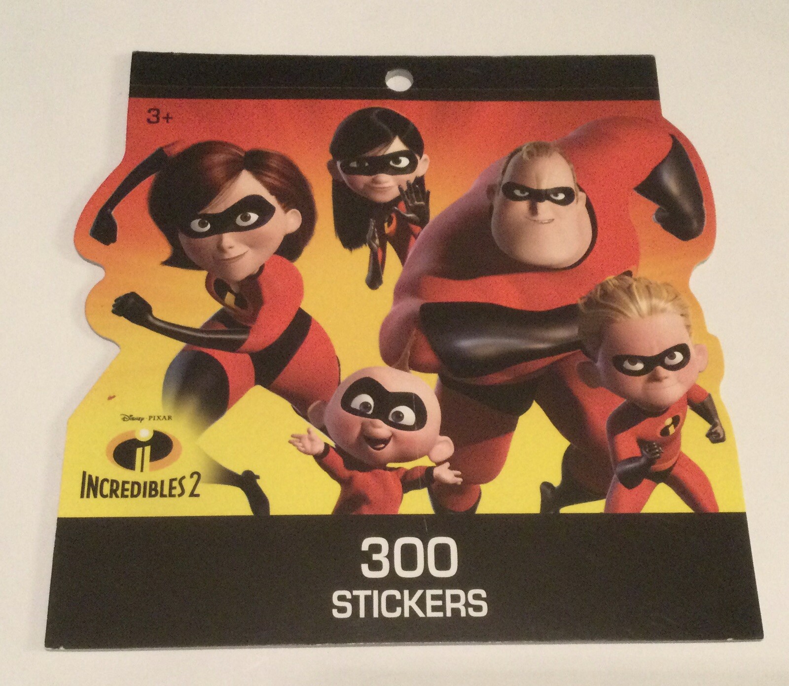 The Incredibles 2 Sticker Pad – 300 Stickers (8×8 Inches)