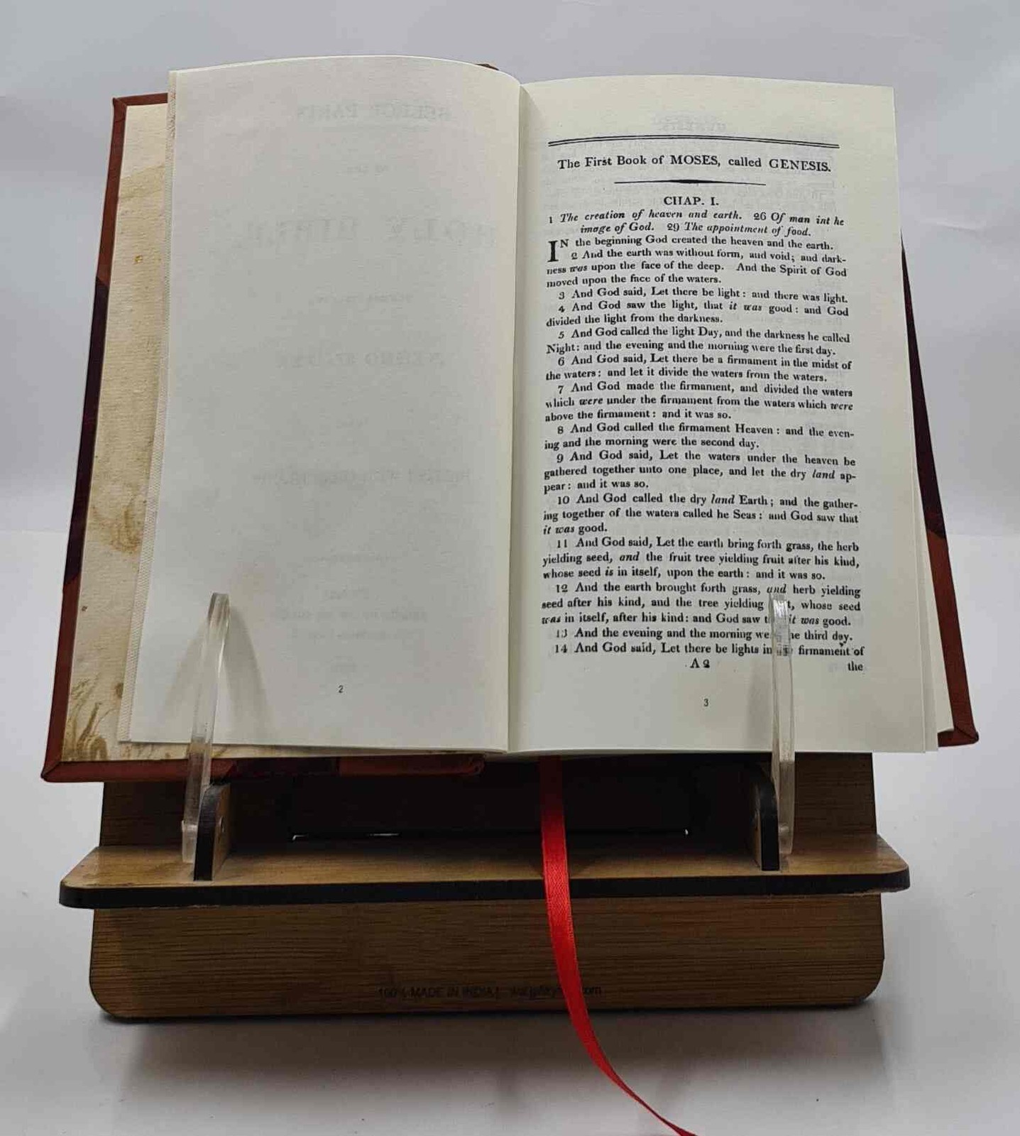 Select parts of the holy Bible for the use of the negro slaves, [LEATHER BOUND]