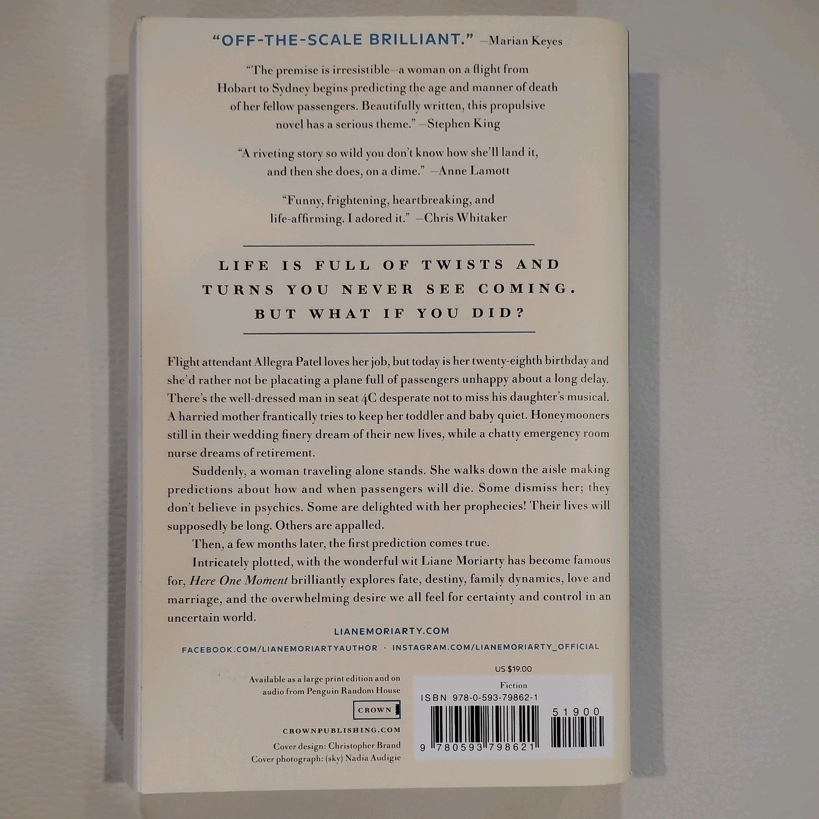 Here One Moment A Novel – VERY GOOD