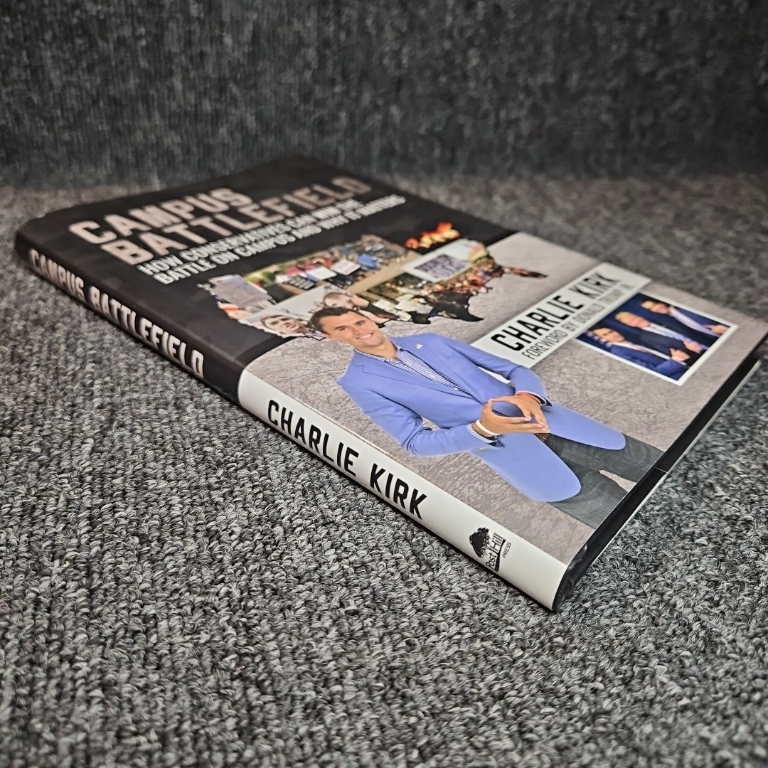 Campus Battlefield Charlie Kirk Collectable HARDCOVER 1st Edition