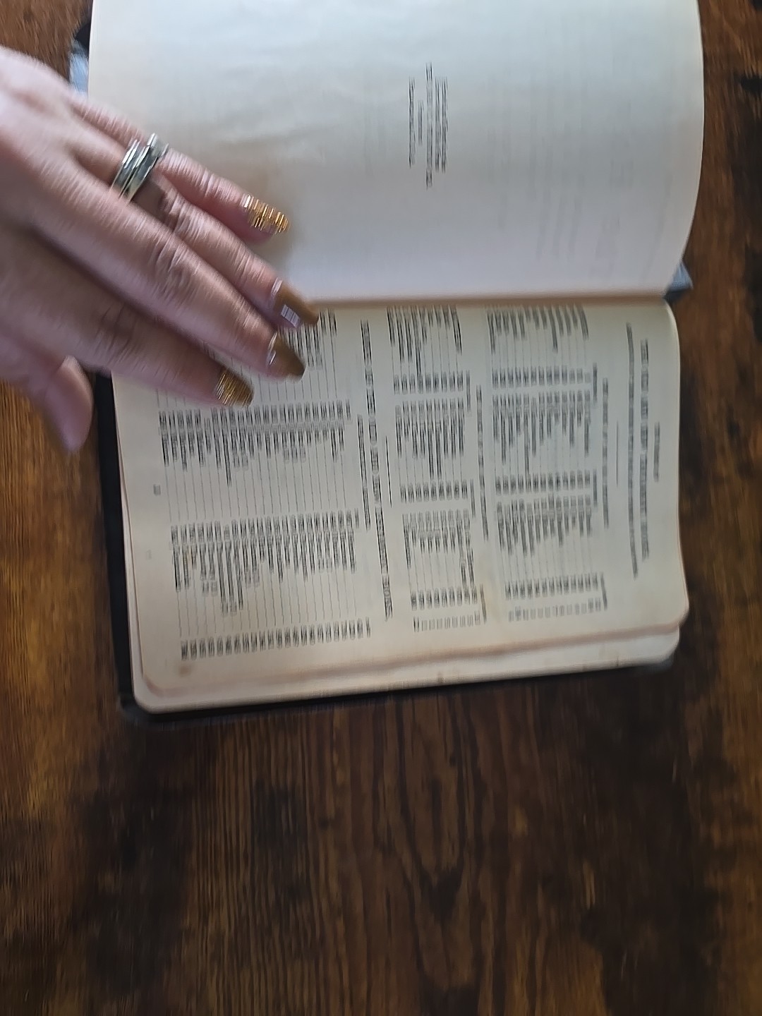 Holy Bible Self Pronouncing With the Words of Christ Printed in Red vintage