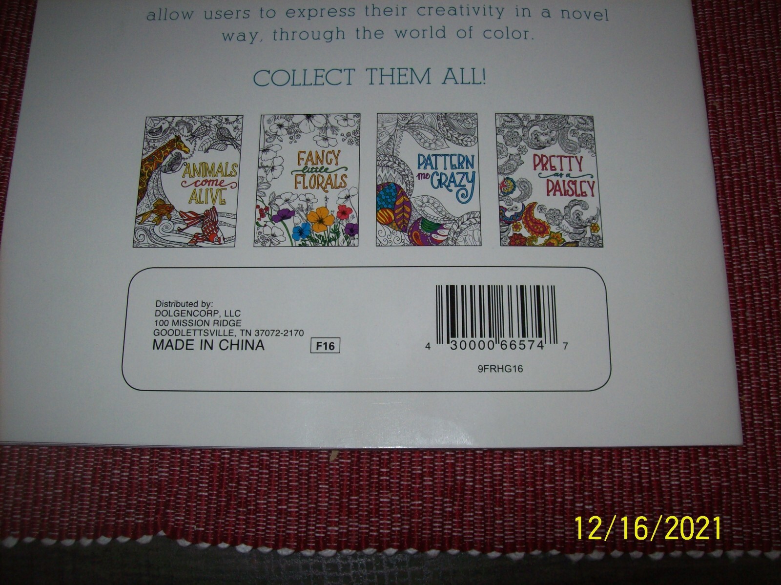 Unbranded Animals Come Alive Adult Coloring Book – New