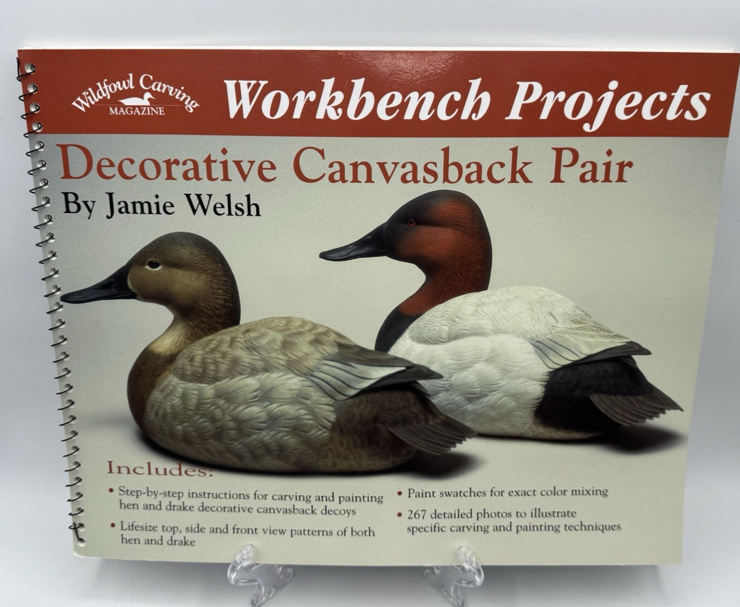 Workbench Projects DECORATIVE CANVASBACK PAIR Wildfowl Carving Magazine