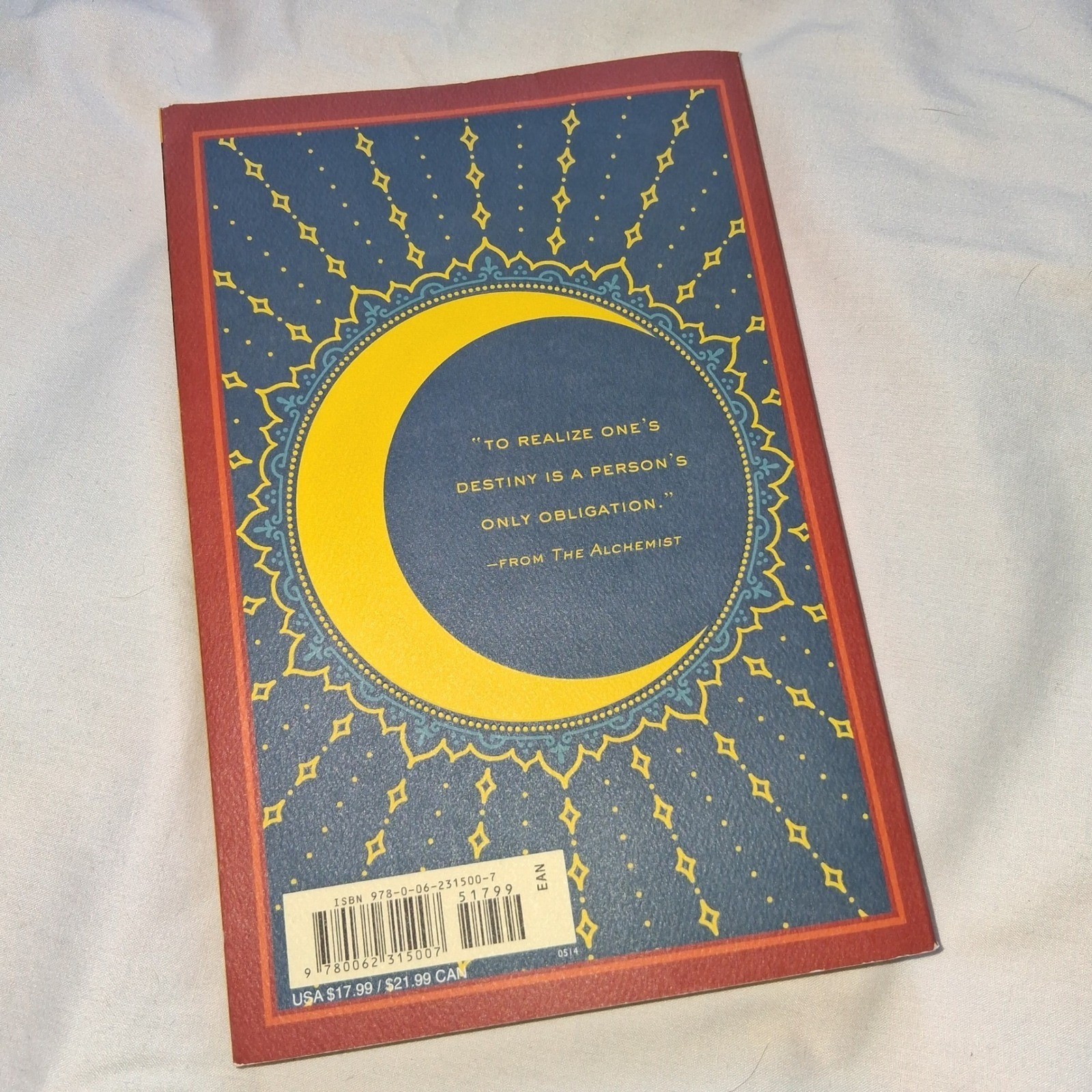 The Alchemist 25th Anniversary Edition Paulo Coelho Paperback ISBN 9780062315007
