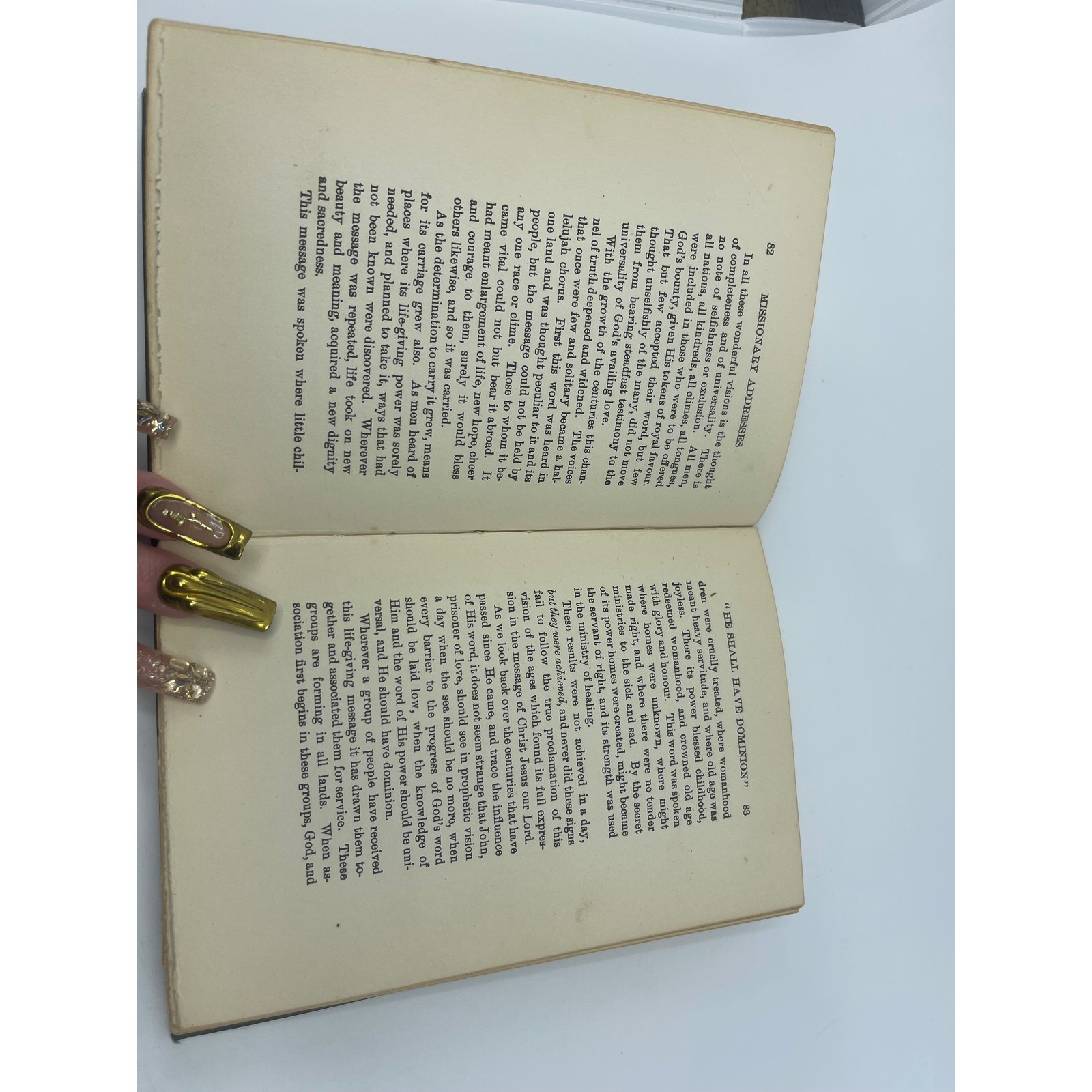 Antique Religious Christian Woman’s Board of Missions Book 1909 Helen Moses