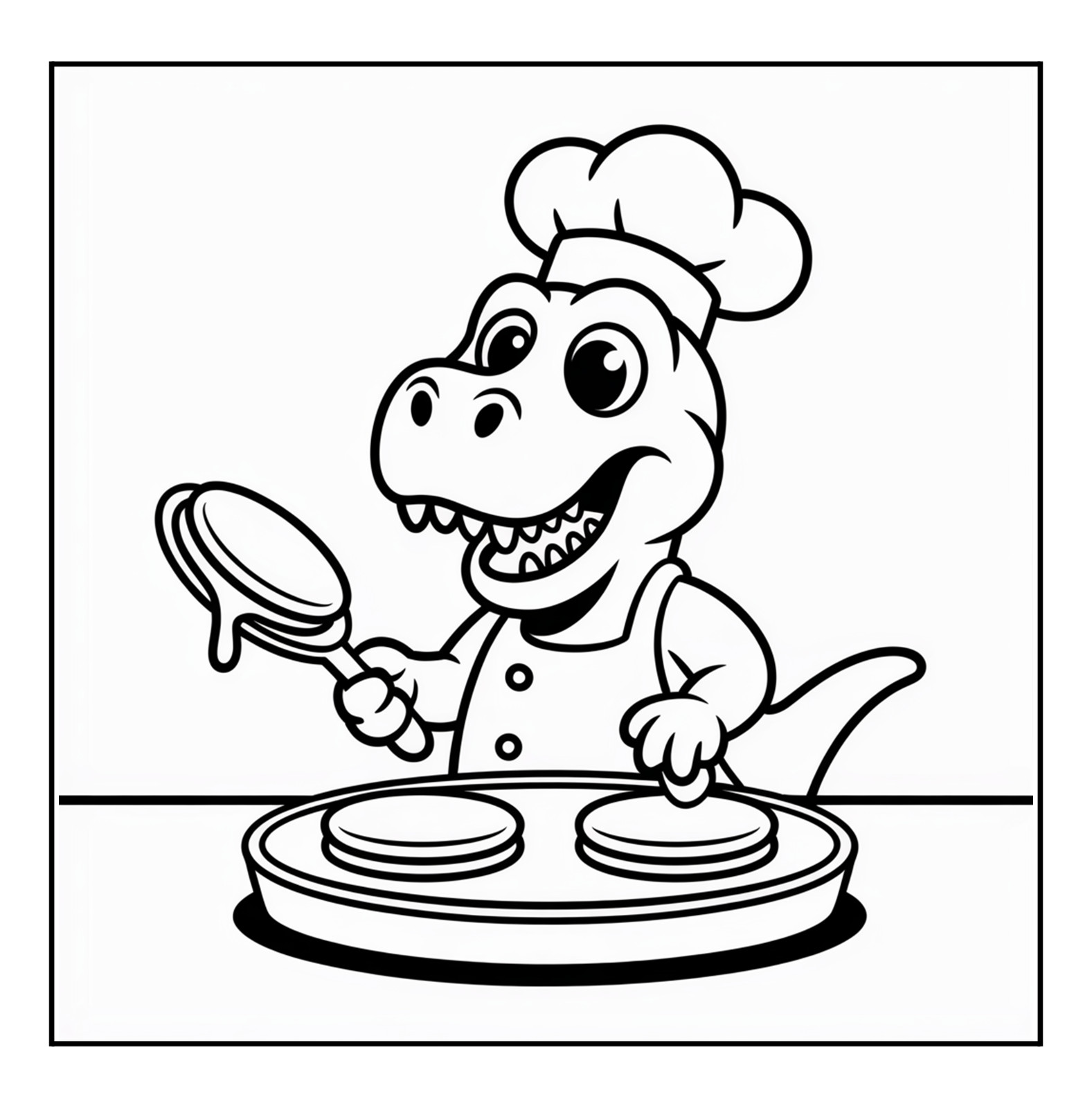 Cute Dinosaurs Coloring Book for Kids Ages 4-8 | Fun Prehistoric Activity Book |