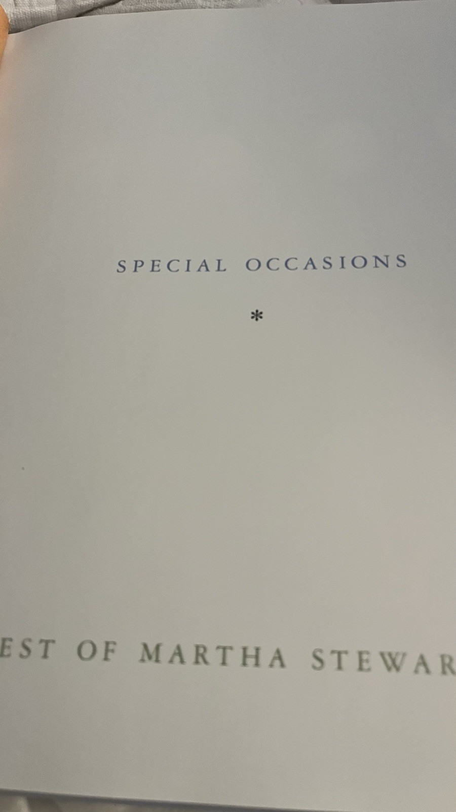 Special Occasions Martha Stewart Living 1st EDITION 1994 Hardcover Like NEW