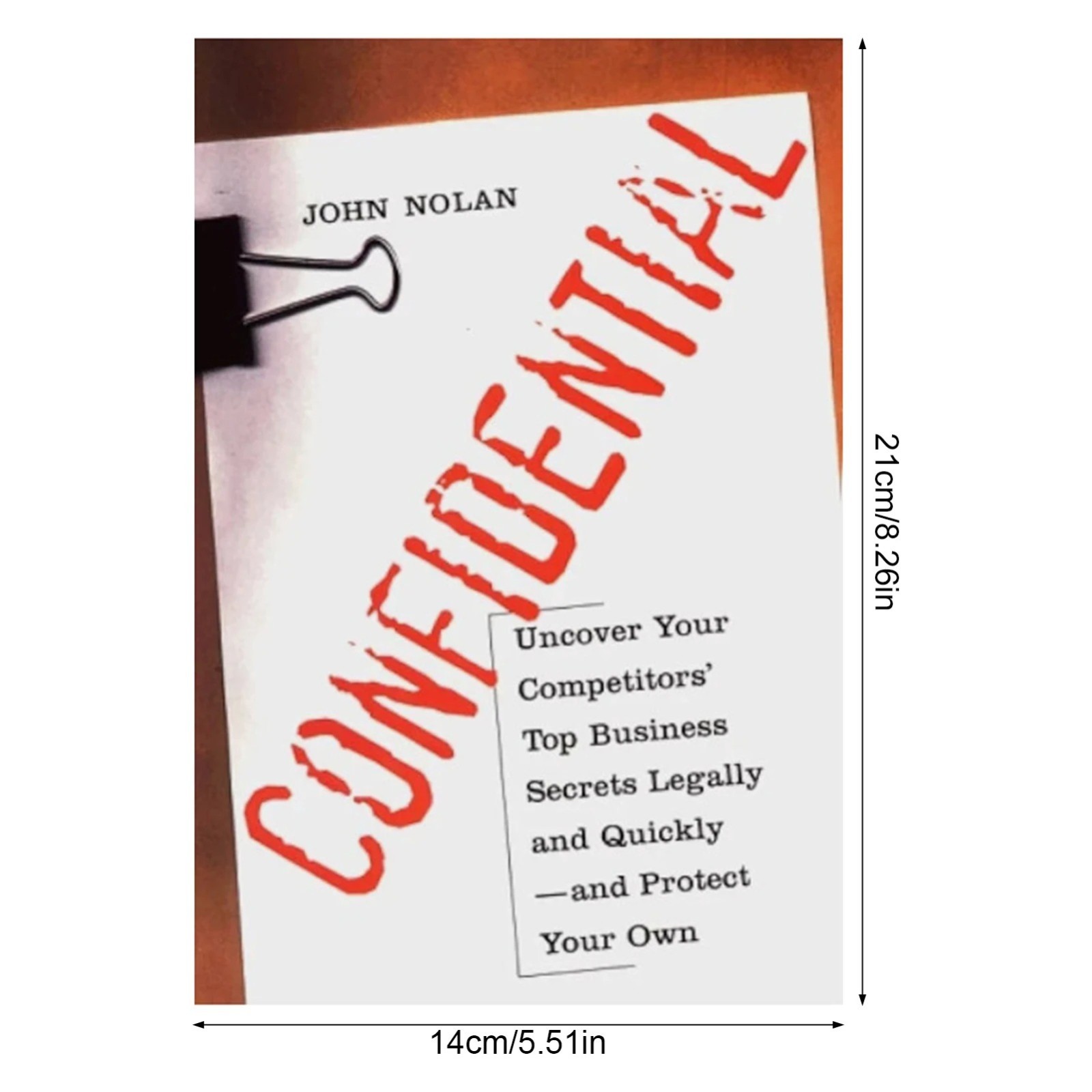 Confidential By John Nolan Paperback Book High Density Plot Suspense Novel For W