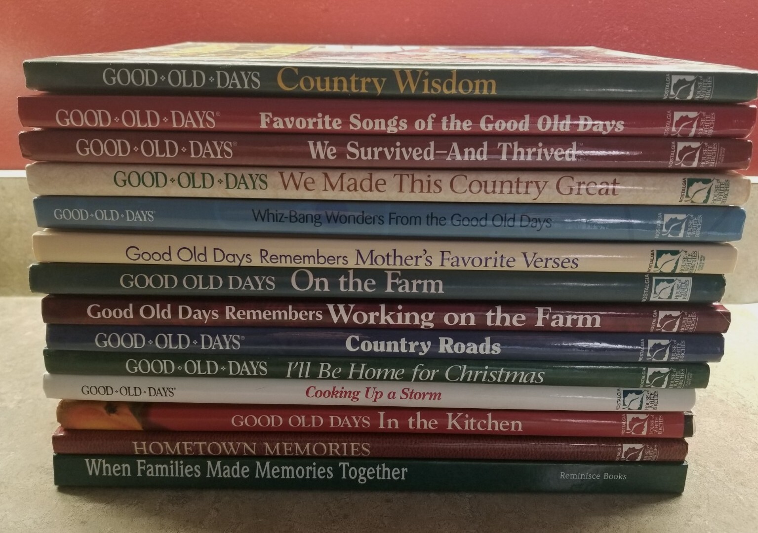 Lot Of 14 Good Old Days Hardcover Books