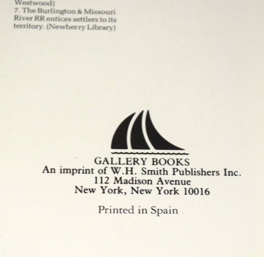 VTG 1988 The Pictorial History of Railroads Hardcover Coffee Table Book