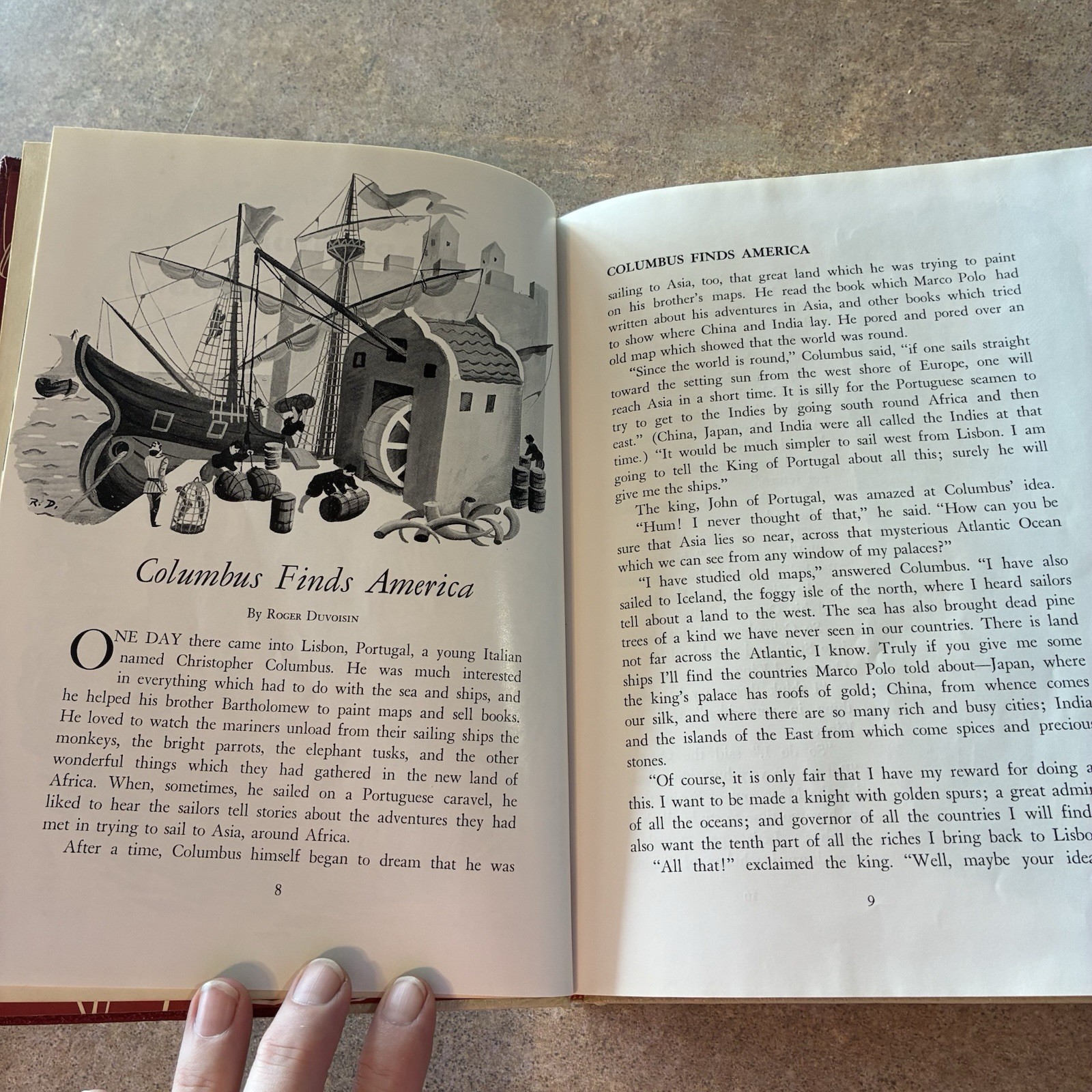 Vintage Childcraft Vol. 6 – Great Men And Famous Deeds Hardcover 256 Pages