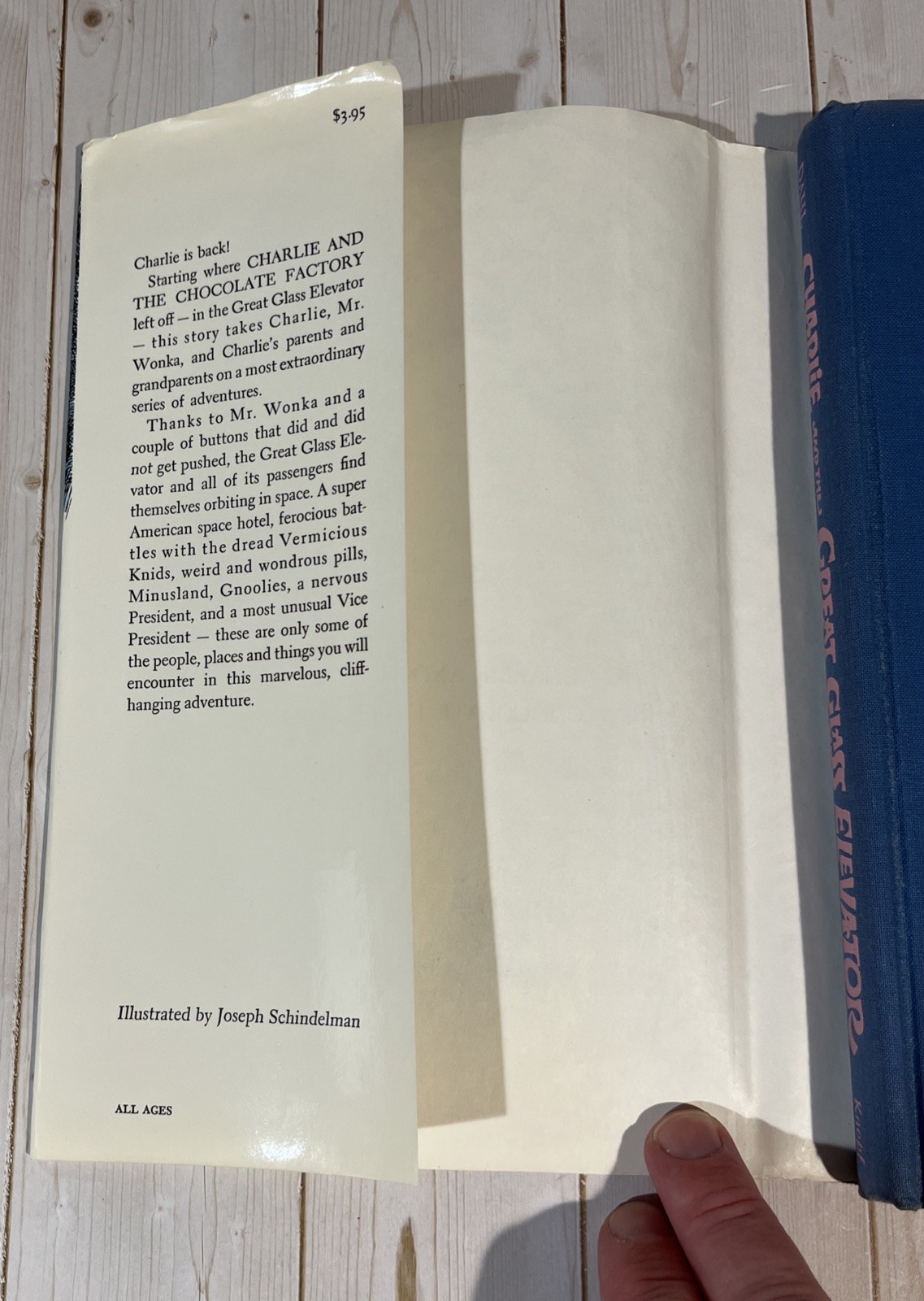 Charlie And The Great Glass Elevator By Roald Dahl – 1972 HCDJ Fifth Printing