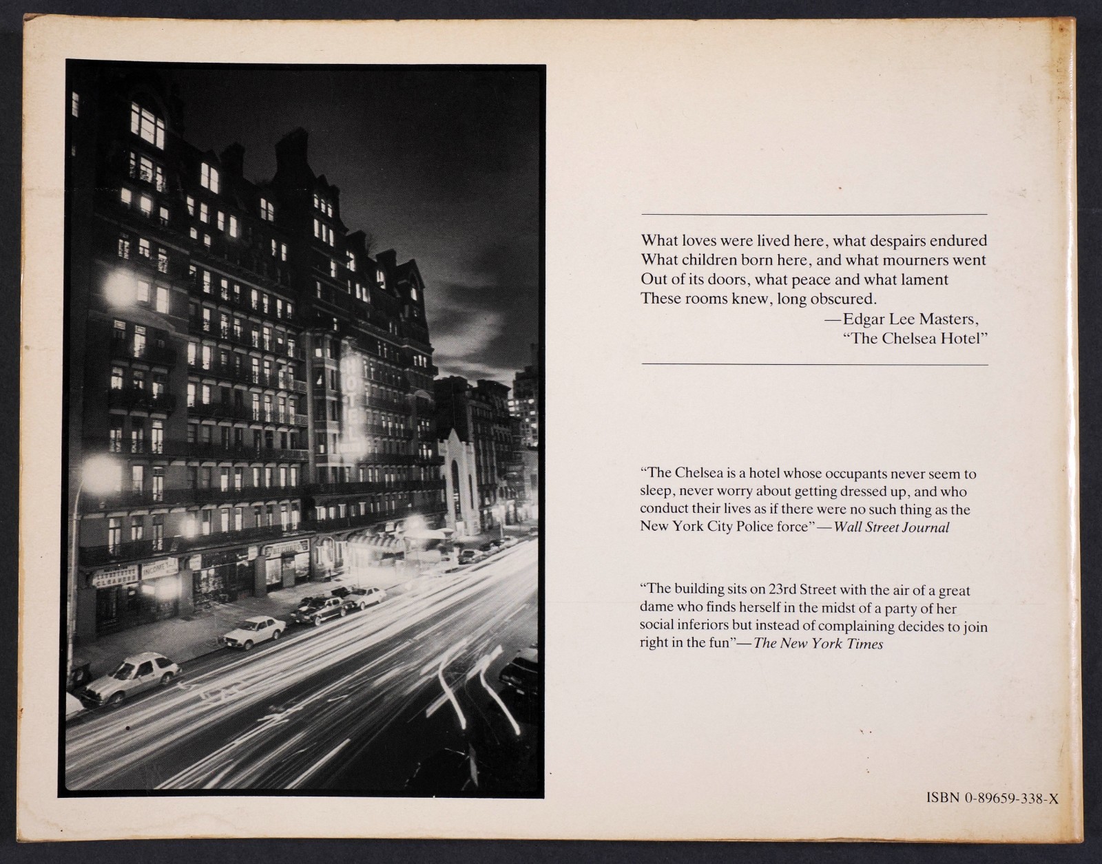 Chelsea Hotel Photography Claudio Edinger First Edition New York City 1983