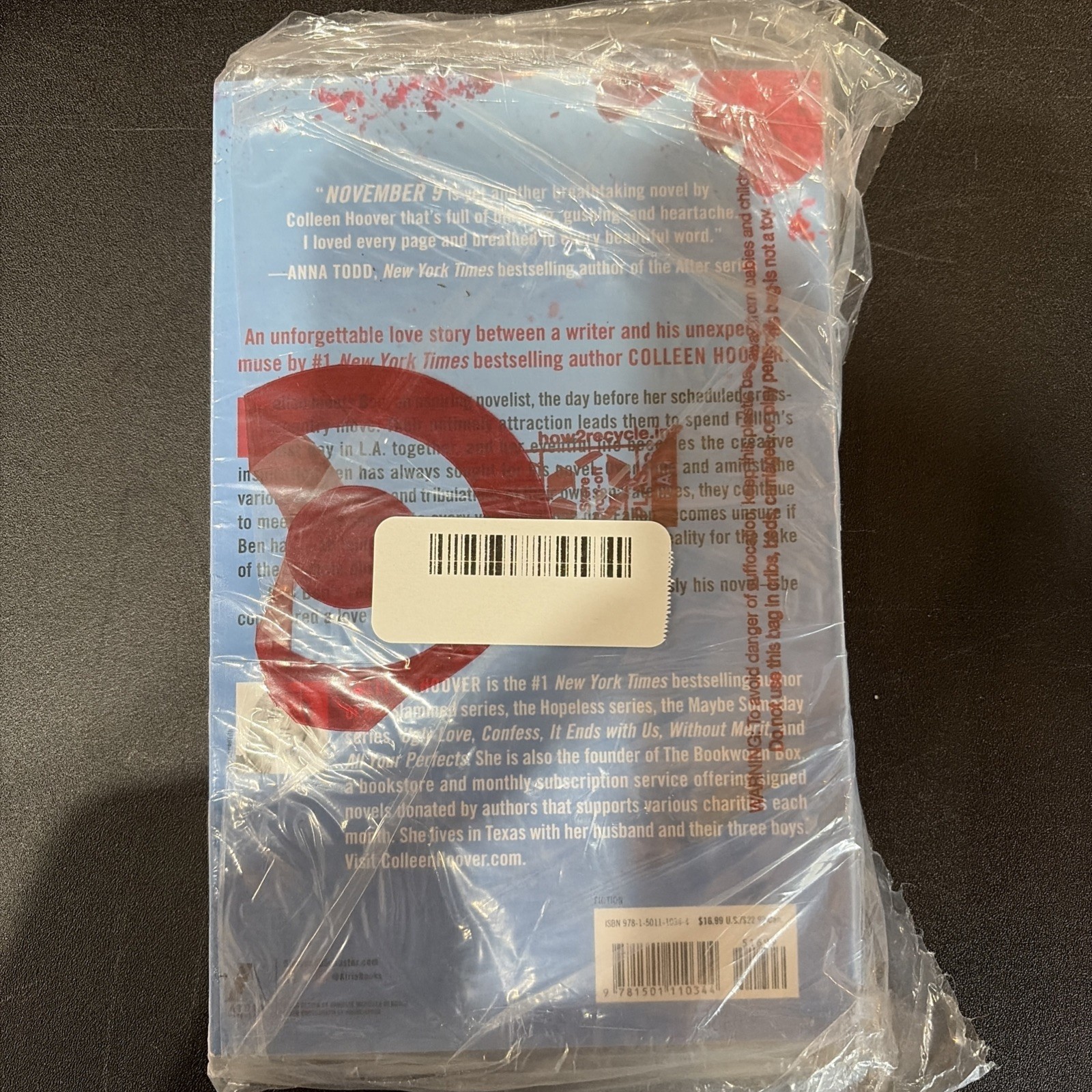 November 9: A Novel – paperback Hoover, Colleen