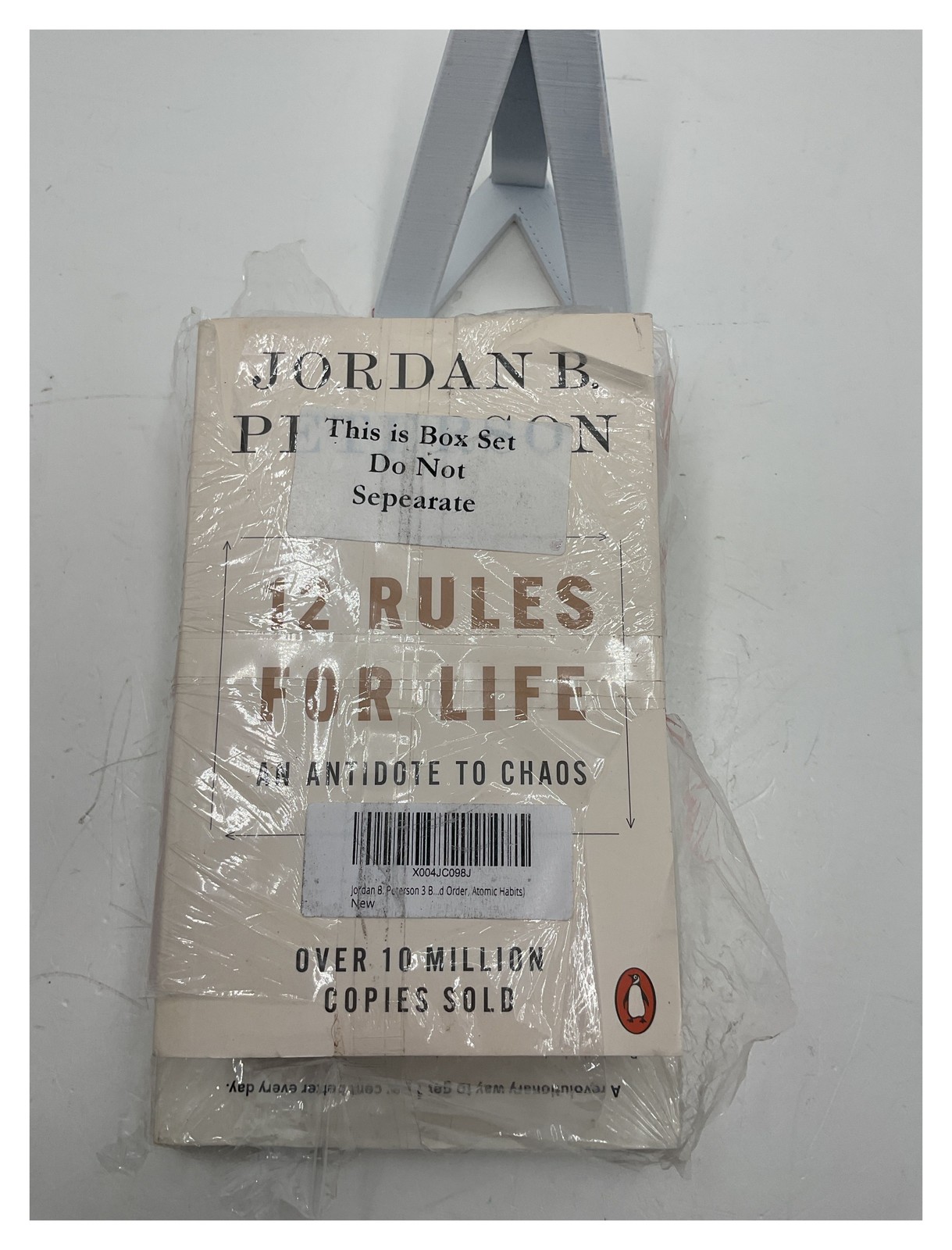 Jordan Peterson & James Clear 3 Book Set Atomic Habits 12 Rules Beyond Order New