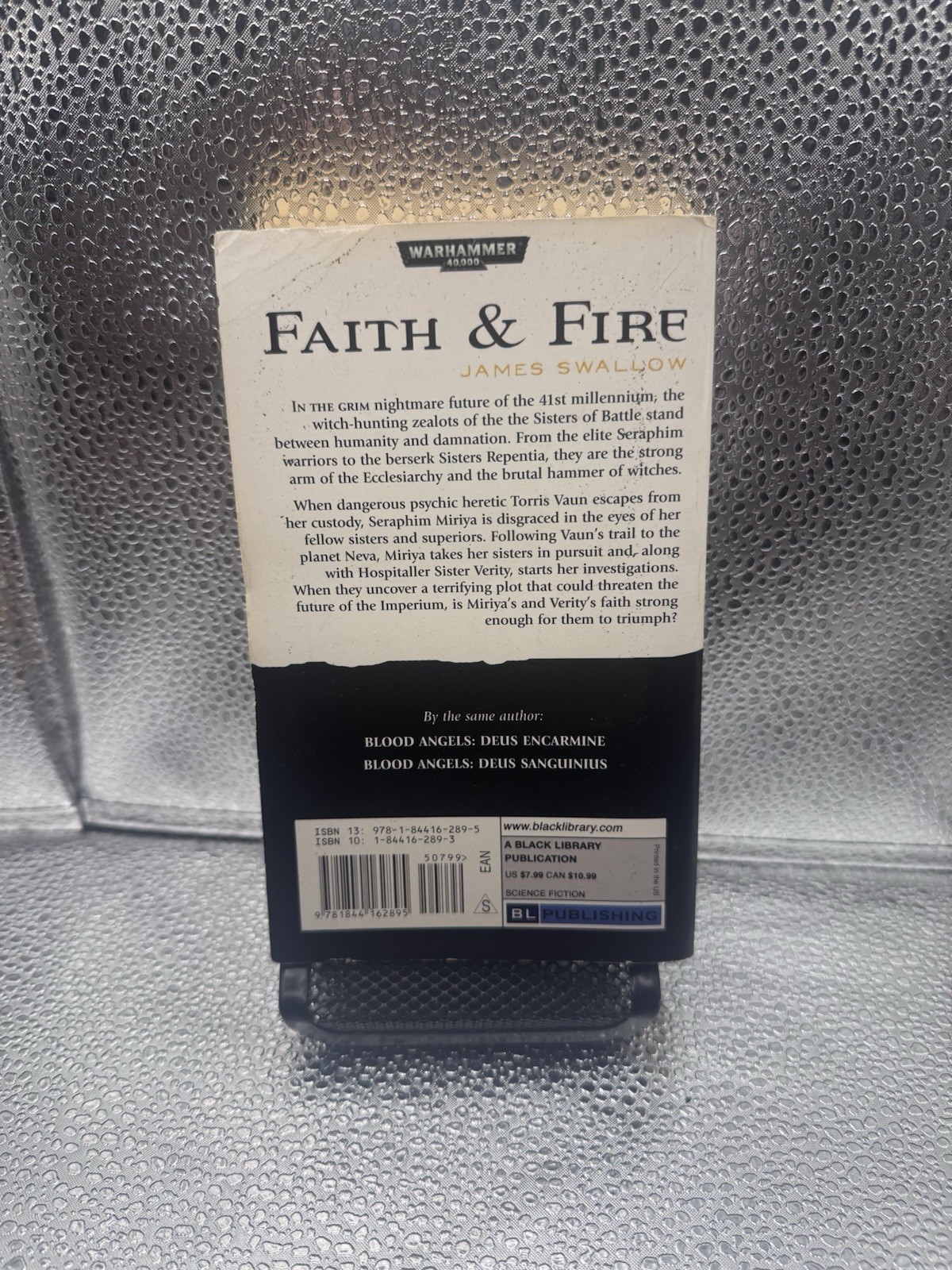 Warhammer 40K Faith and Fire James Swallow Black Library Paperback Book