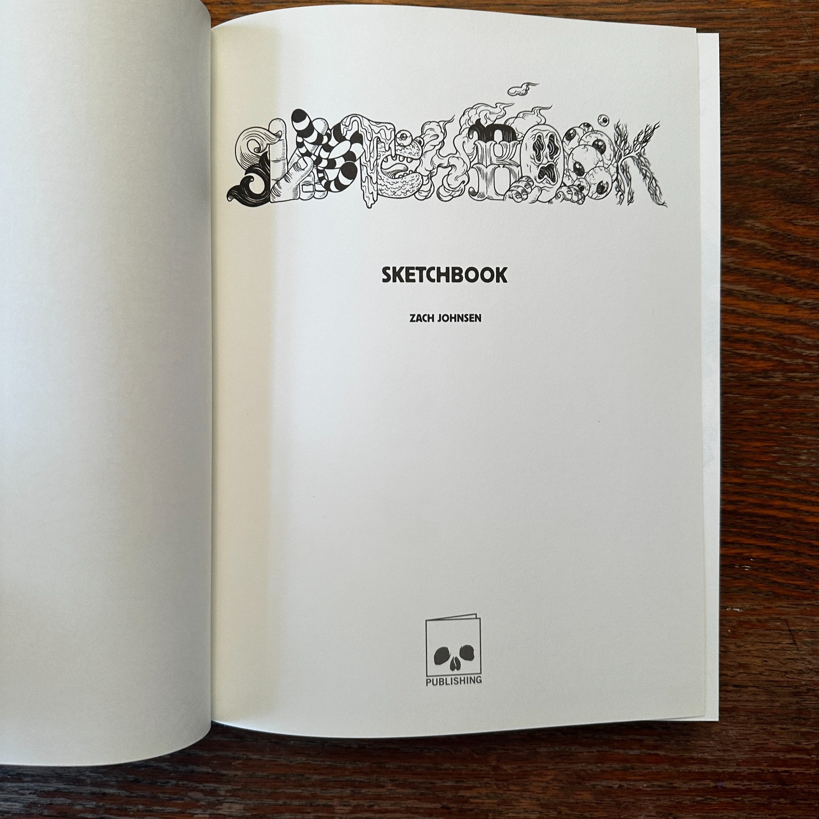 Zach Johnsen Sketchbook 2015 LTD to 1000 1st Ed Drawing Art Hardcover VG