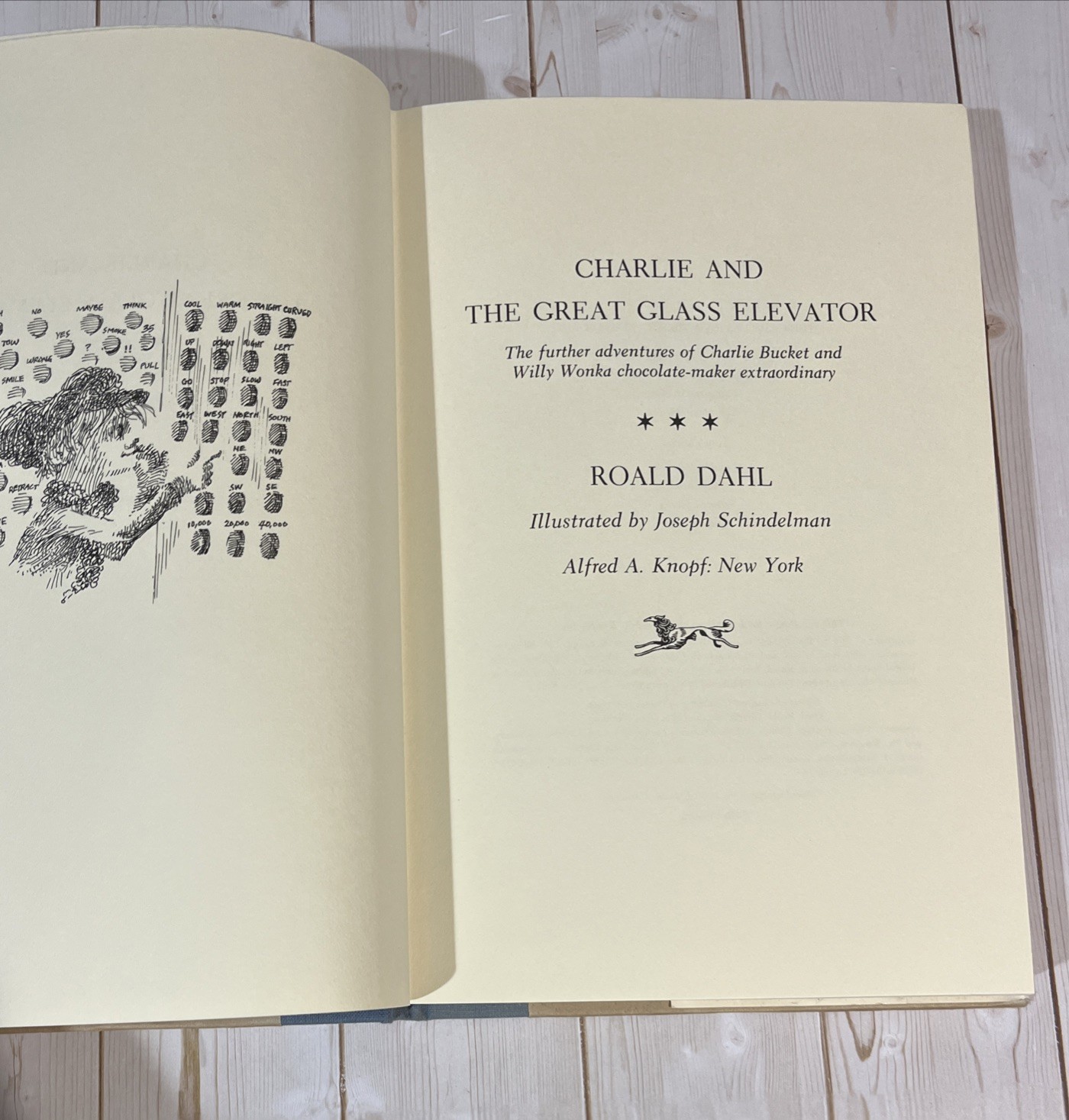 Charlie And The Great Glass Elevator By Roald Dahl – 1972 HCDJ Fifth Printing