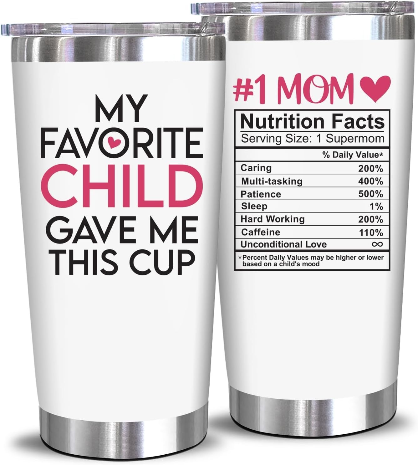 Cute 20 oz Double-Wall Tumbler for Moms – BPA-Free & Perfect for Any Occasion