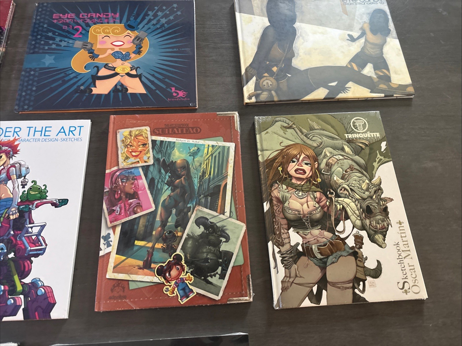 Eye Candy, Female Adult , Art Book Lot Of 9 New Great For Gifts Graphic Art