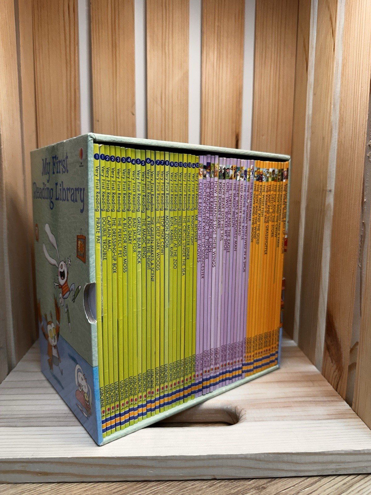 My First Reading Library by Usborne ~ 50 Learning to Read Books Box Set ~