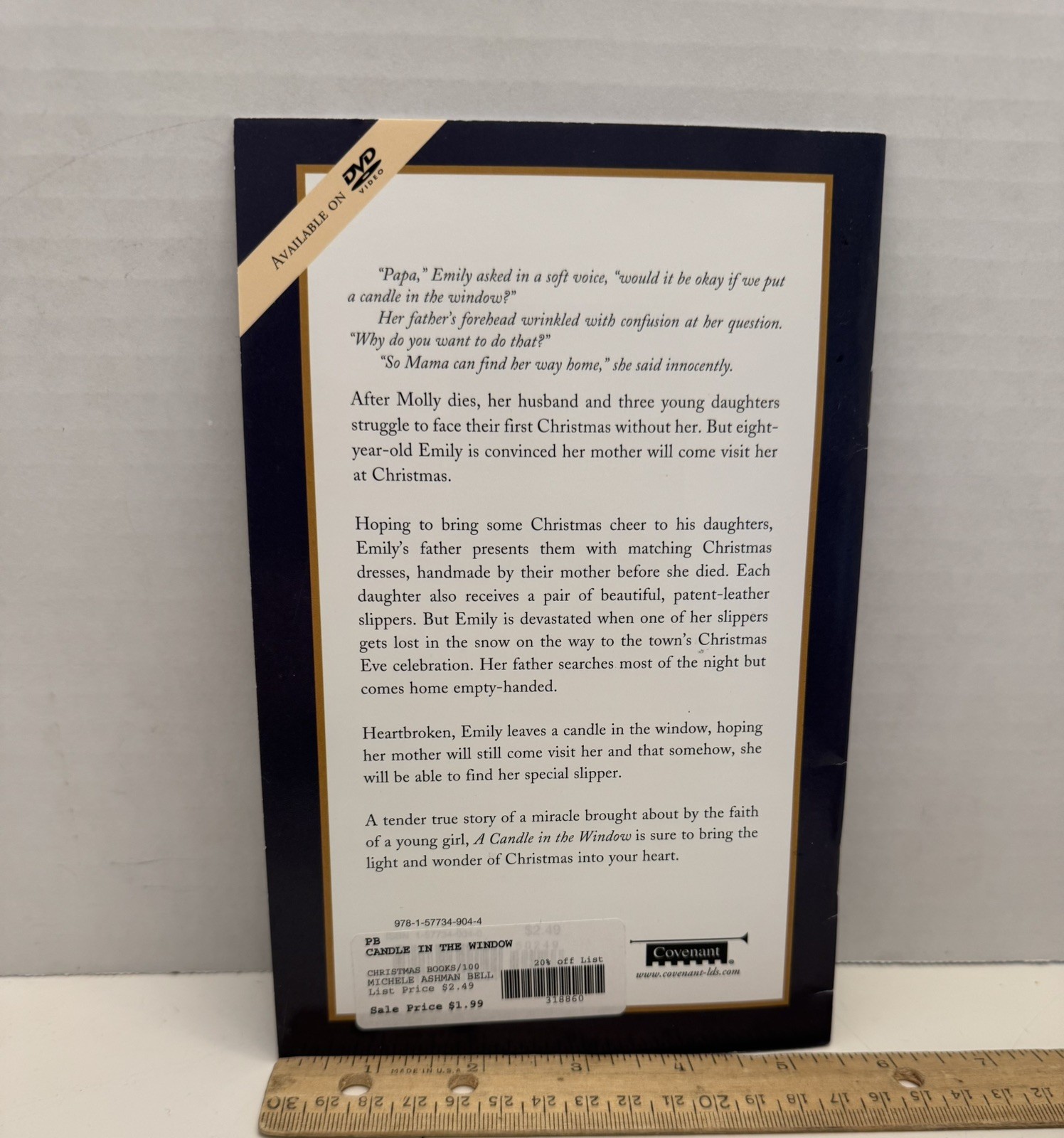 “A Candle in The Window” Covenant Communications PB Michele Ashman, New 2001