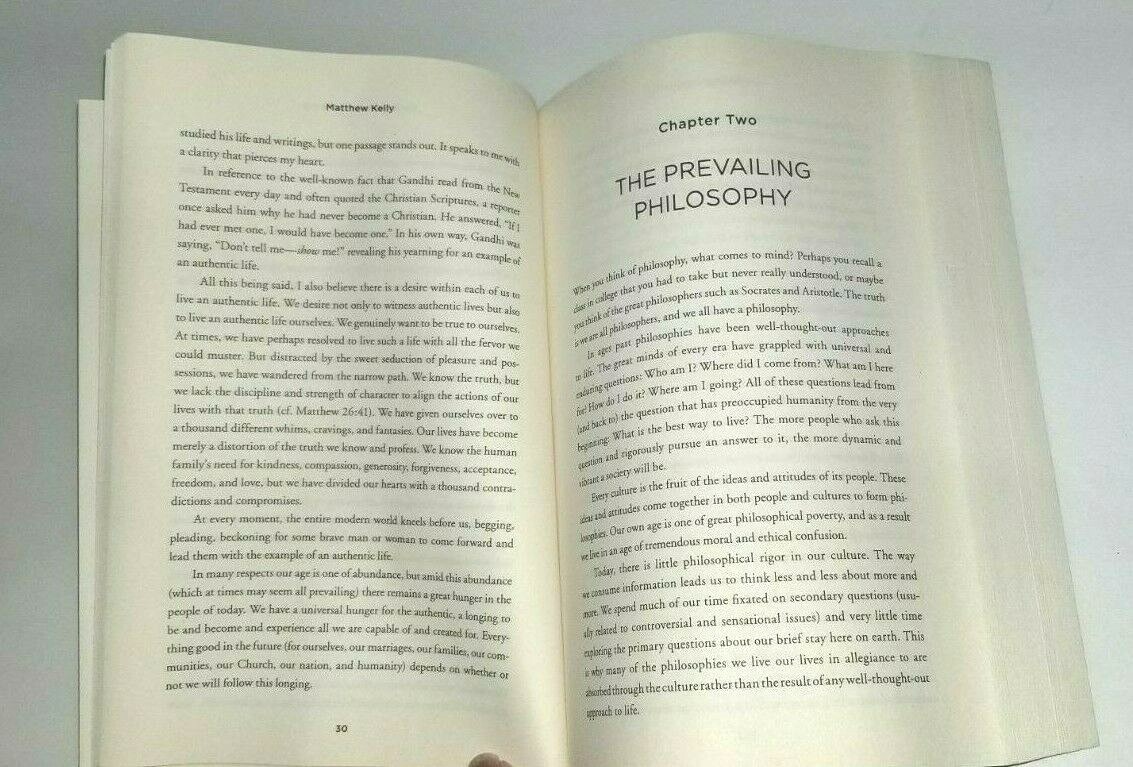 REDISCOVER Catholicism 317 page paperback book by Matthew Kelly Spiritual Guide