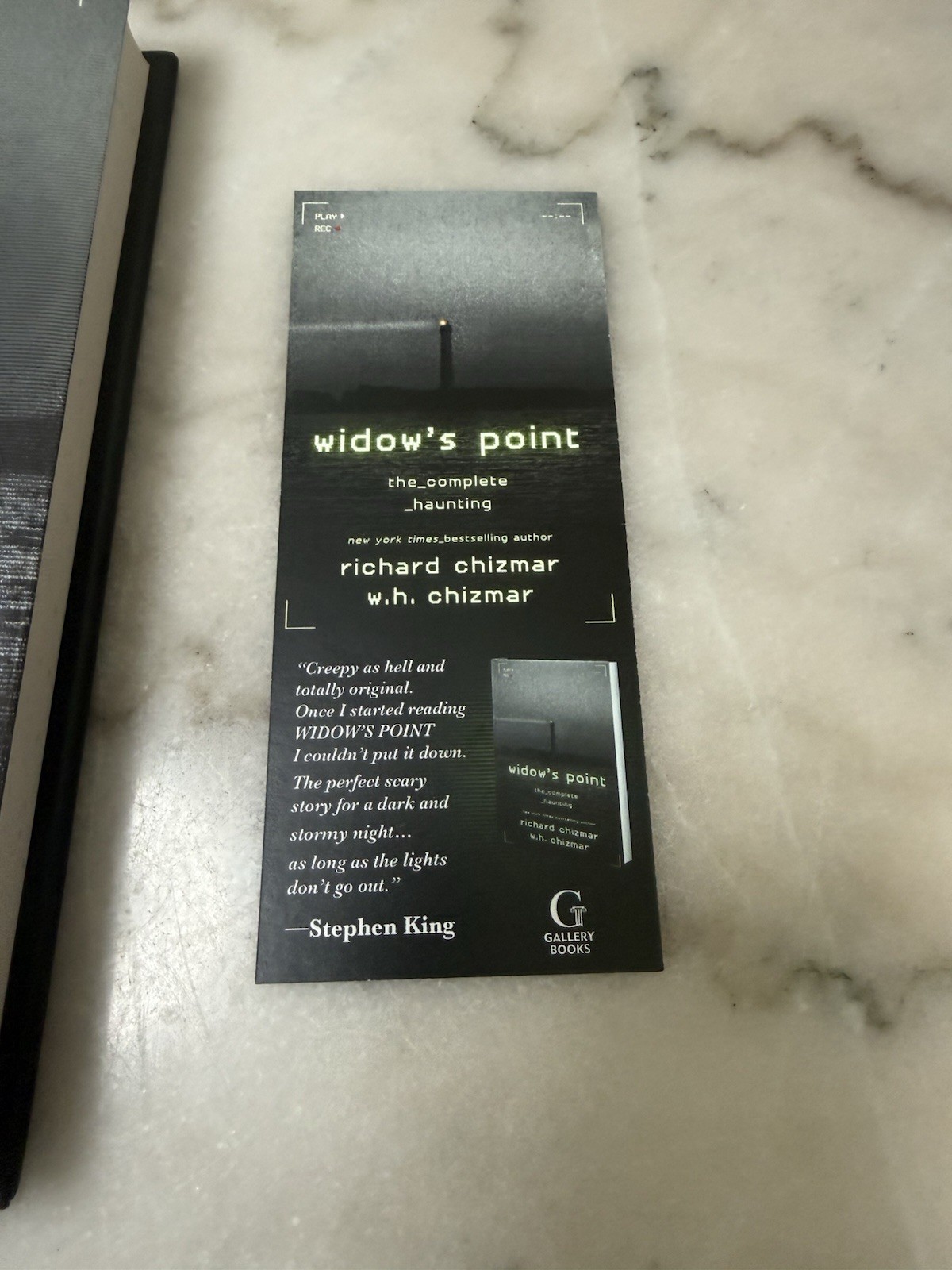 Widow’s Point The Complete Haunting Richard & W H Chizmar Signed Book Plate