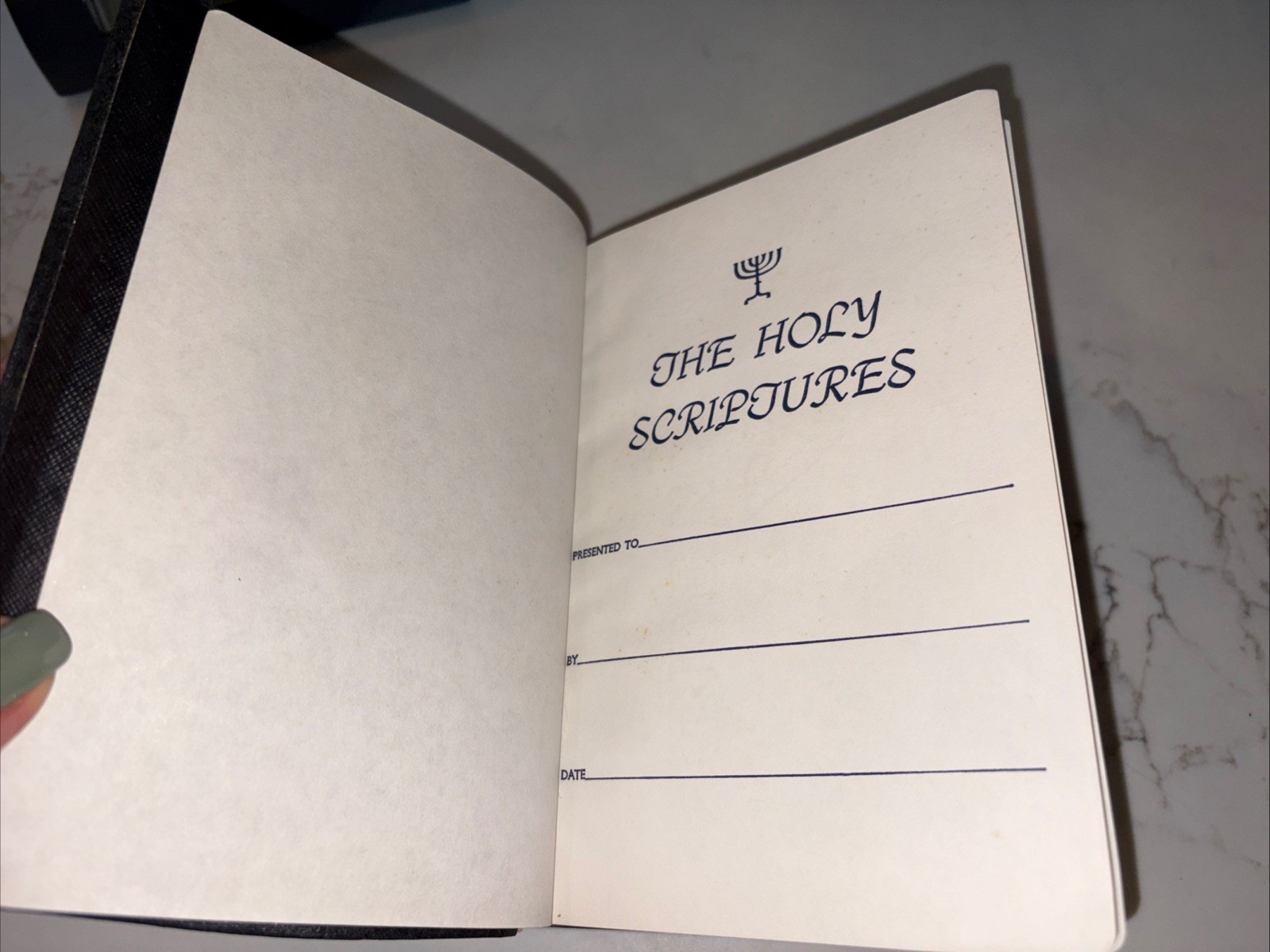 1955 The Holy Scriptures Jewish Publication Society Gold Leaf Edging EUC