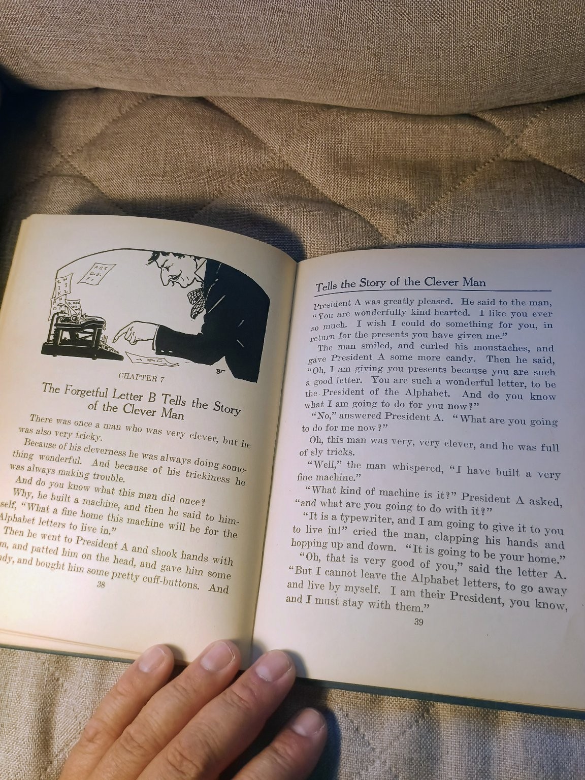 The Forgetful Letter B Richard A. Clarke 1922 Vintage Children’s Illustrated