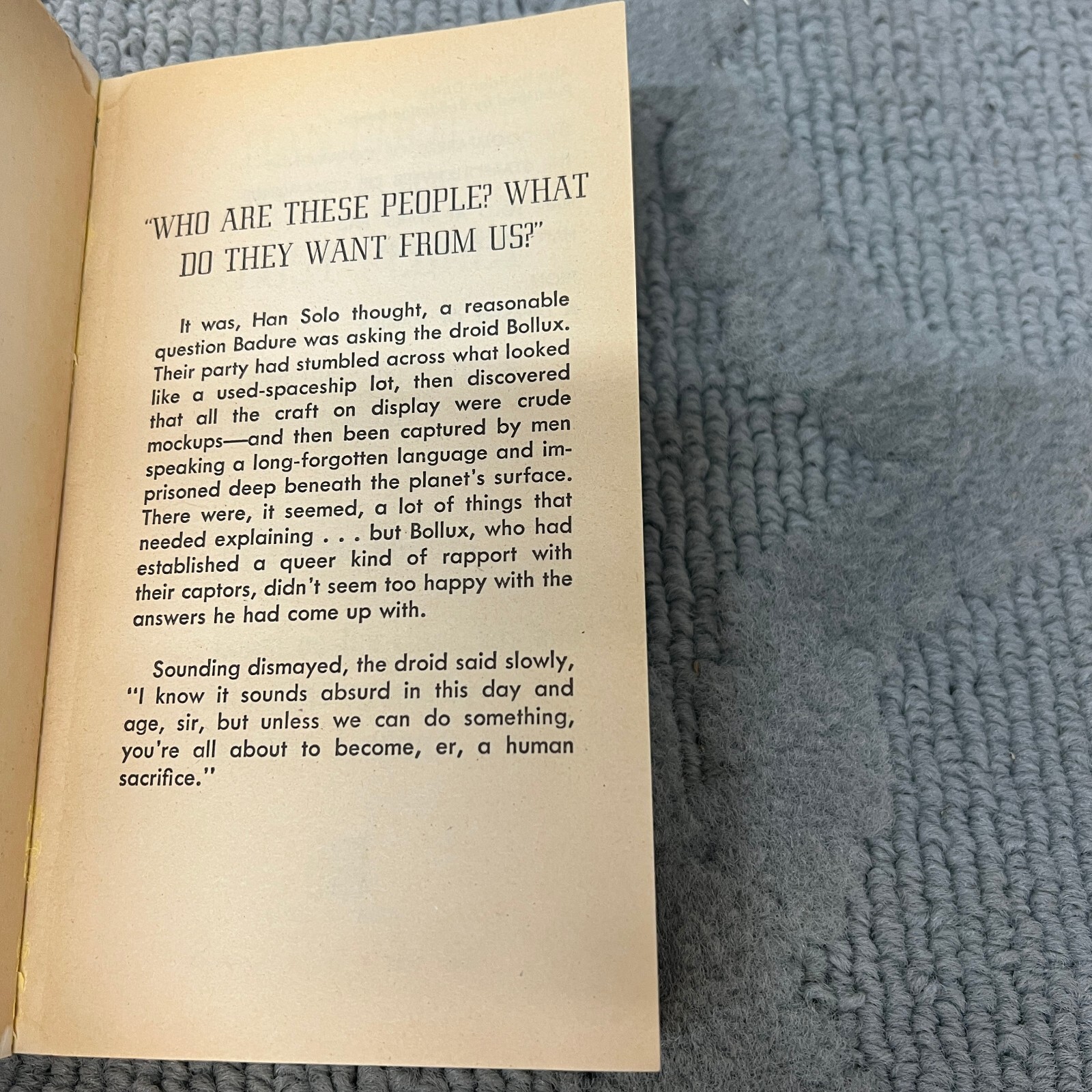 Han Solo And The Lost Legacy Science Fiction Paperback Book by Brian Daley 1983