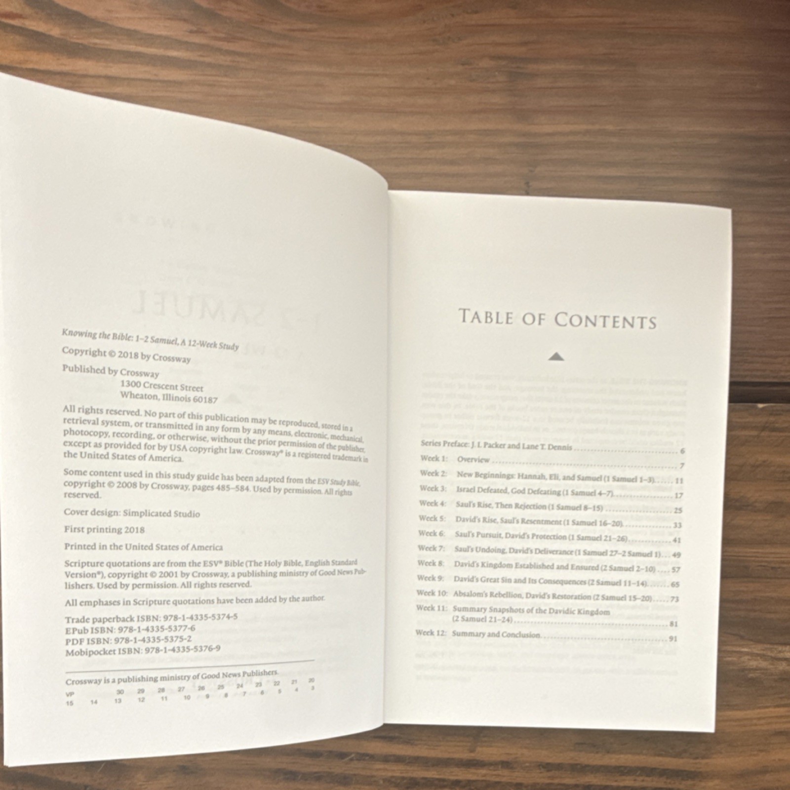 Knowing the Bible 1-2 Samuel: 12-Week Study PB by Ryan Kelly, Crossway 2018