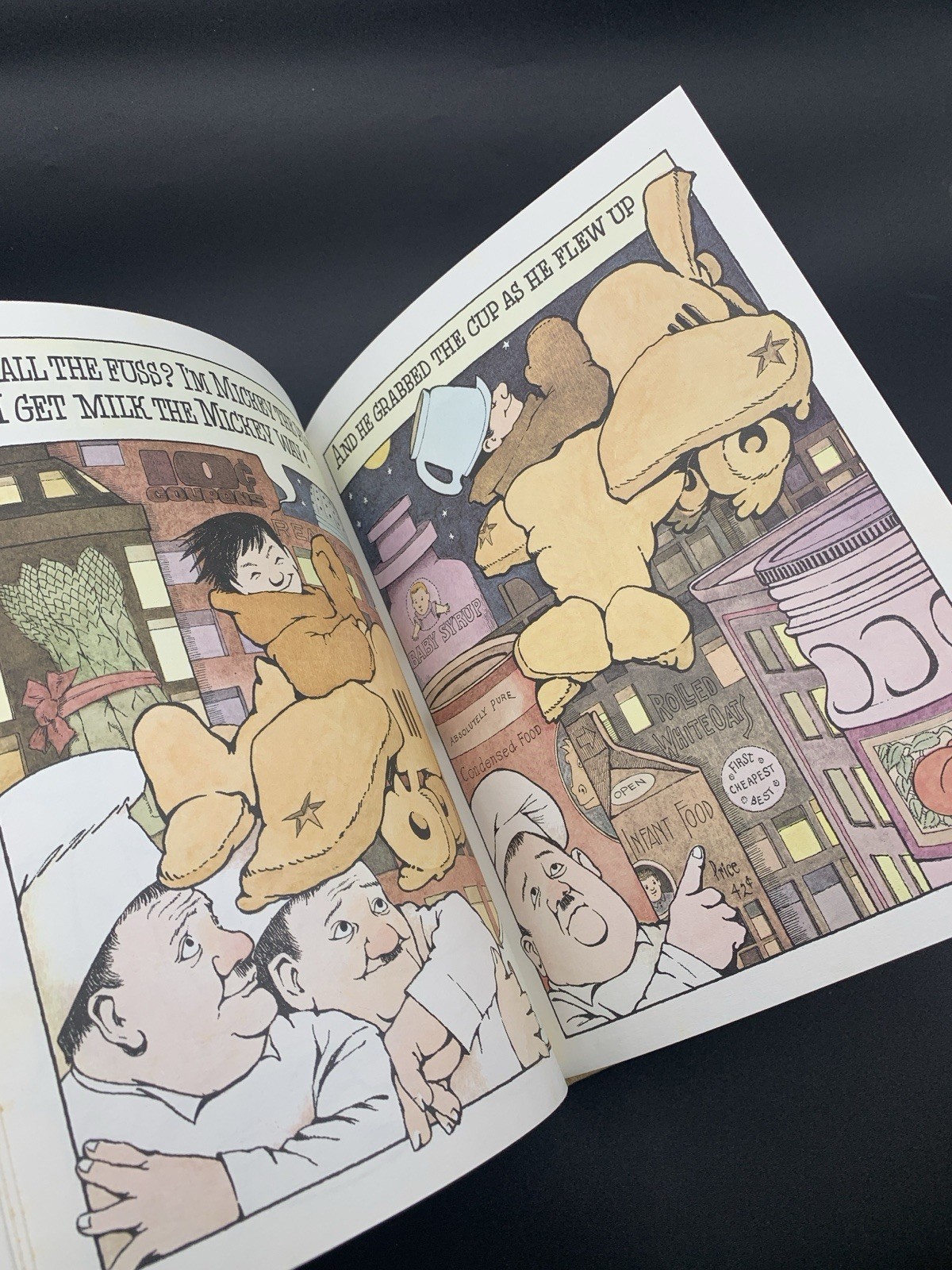 In The Night Kitchen By Maurice Sendak 1970 (1st Ed Uncensored) White Cloth HCDJ