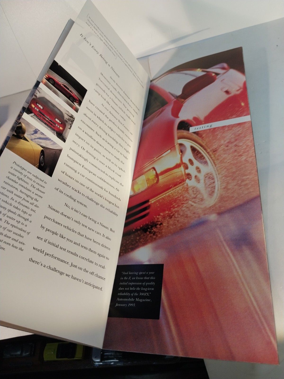 Nissan 1995 Pre-Owned Vehicle Program brochure. 12.25″ x 4.75″. 20 pp. Nice.