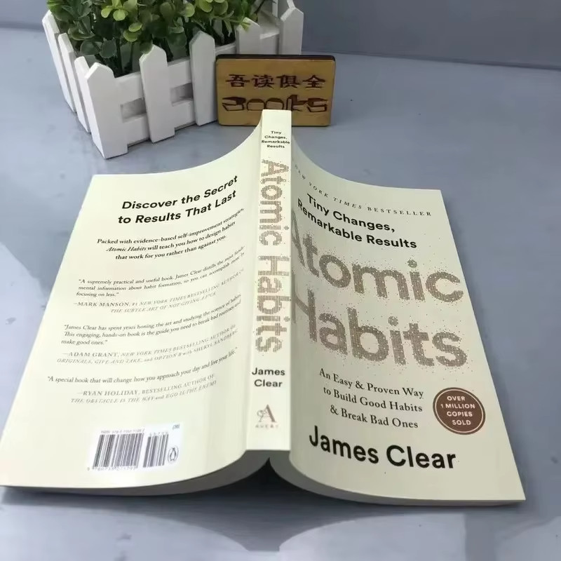 Atomic Habits By James Clear English Paperback to Build Good Habits Break